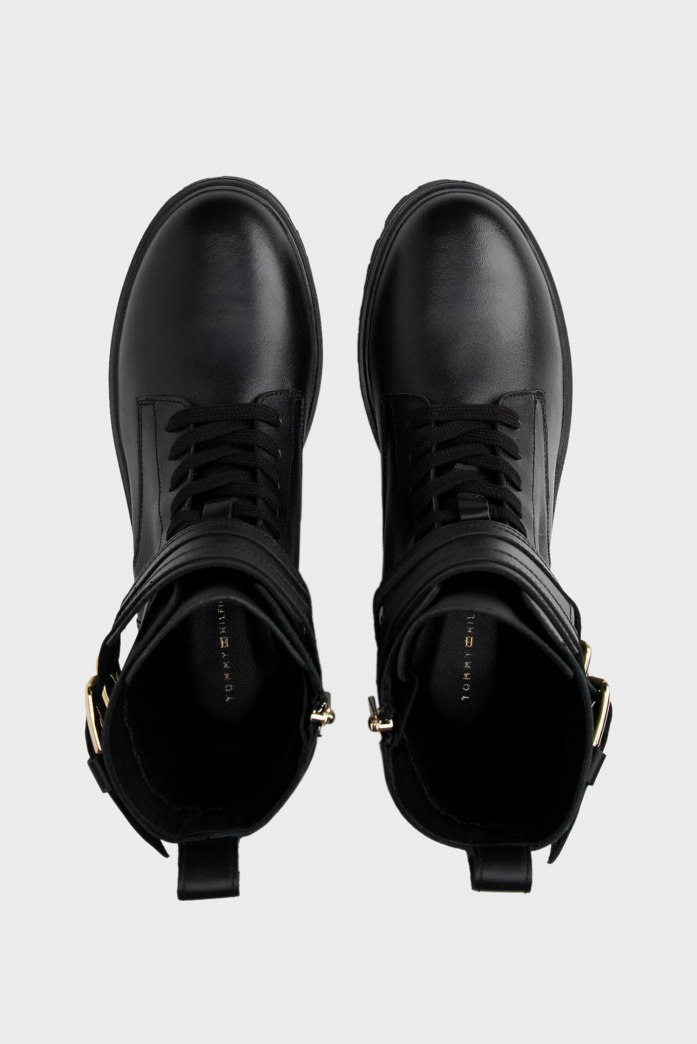 Ботинки TOMMY HILFIGER LTHR BIKER LACEUP 4