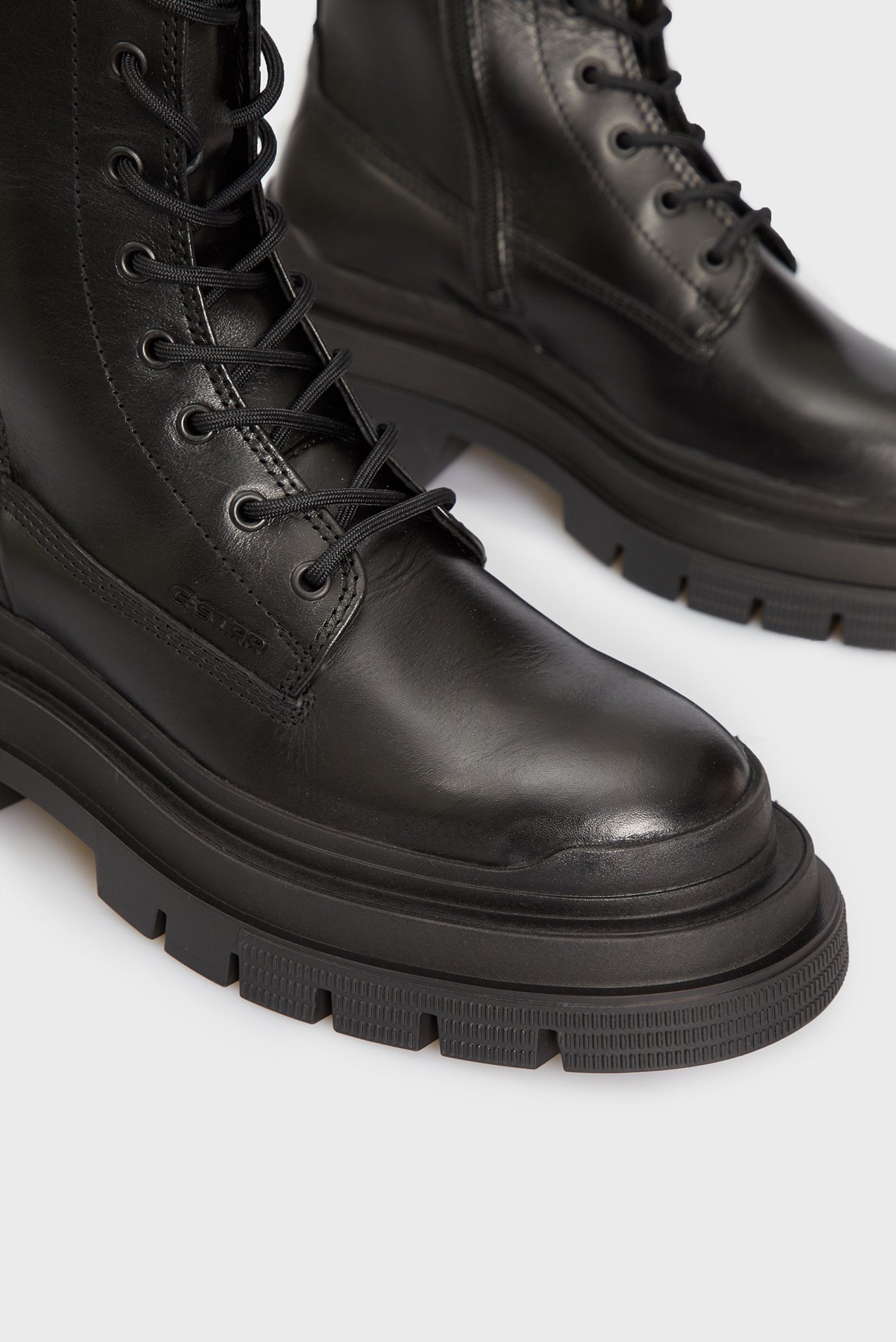 Женские черные кожаные ботинки LINTELL TO HGH LEA 2