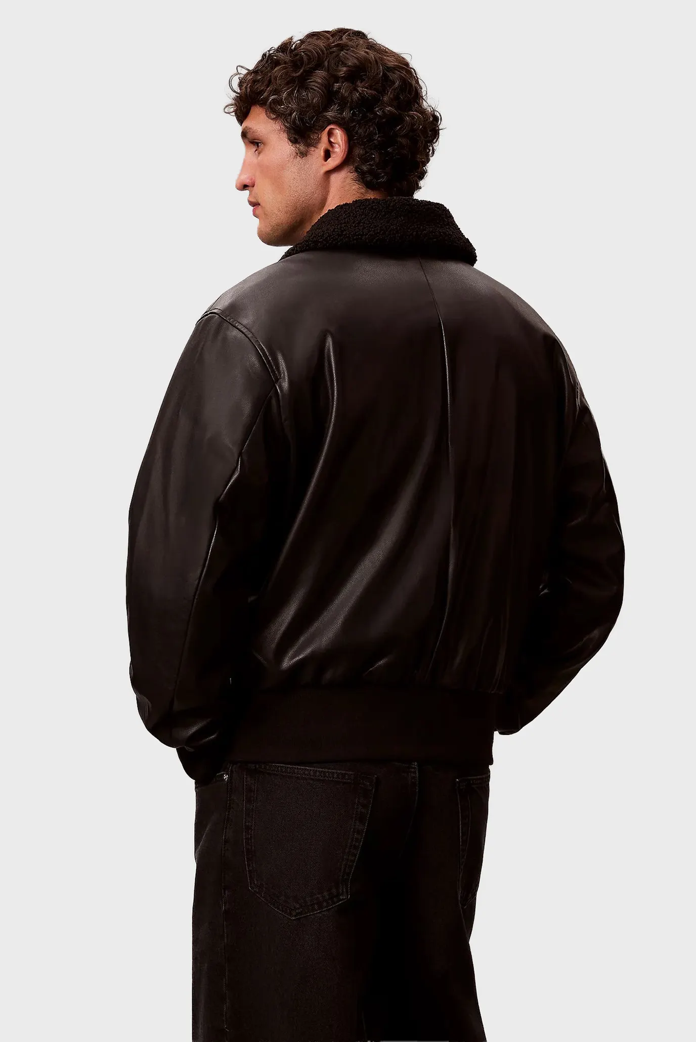 Куртка джинсовая LS FAUX LEATHER SHERPA COLLAR BO 3