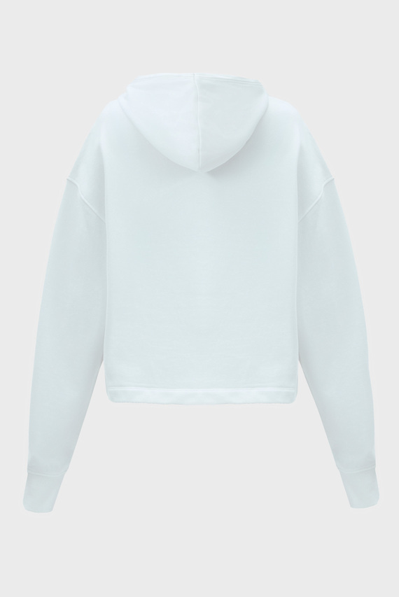 Женское белое худи FLOWER GRAPHIC HOODIE