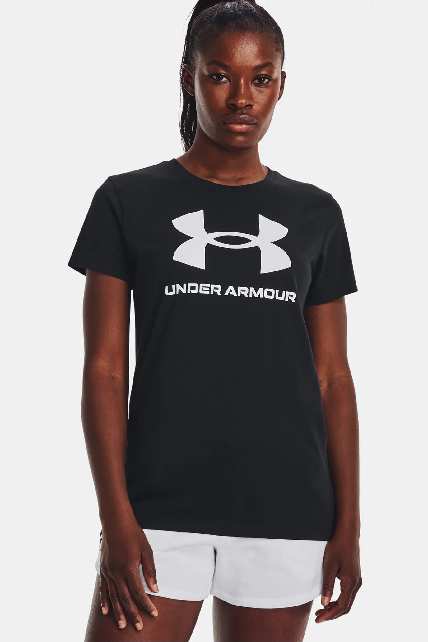 Женская черная футболка Live Sportstyle Graphic SSC 3