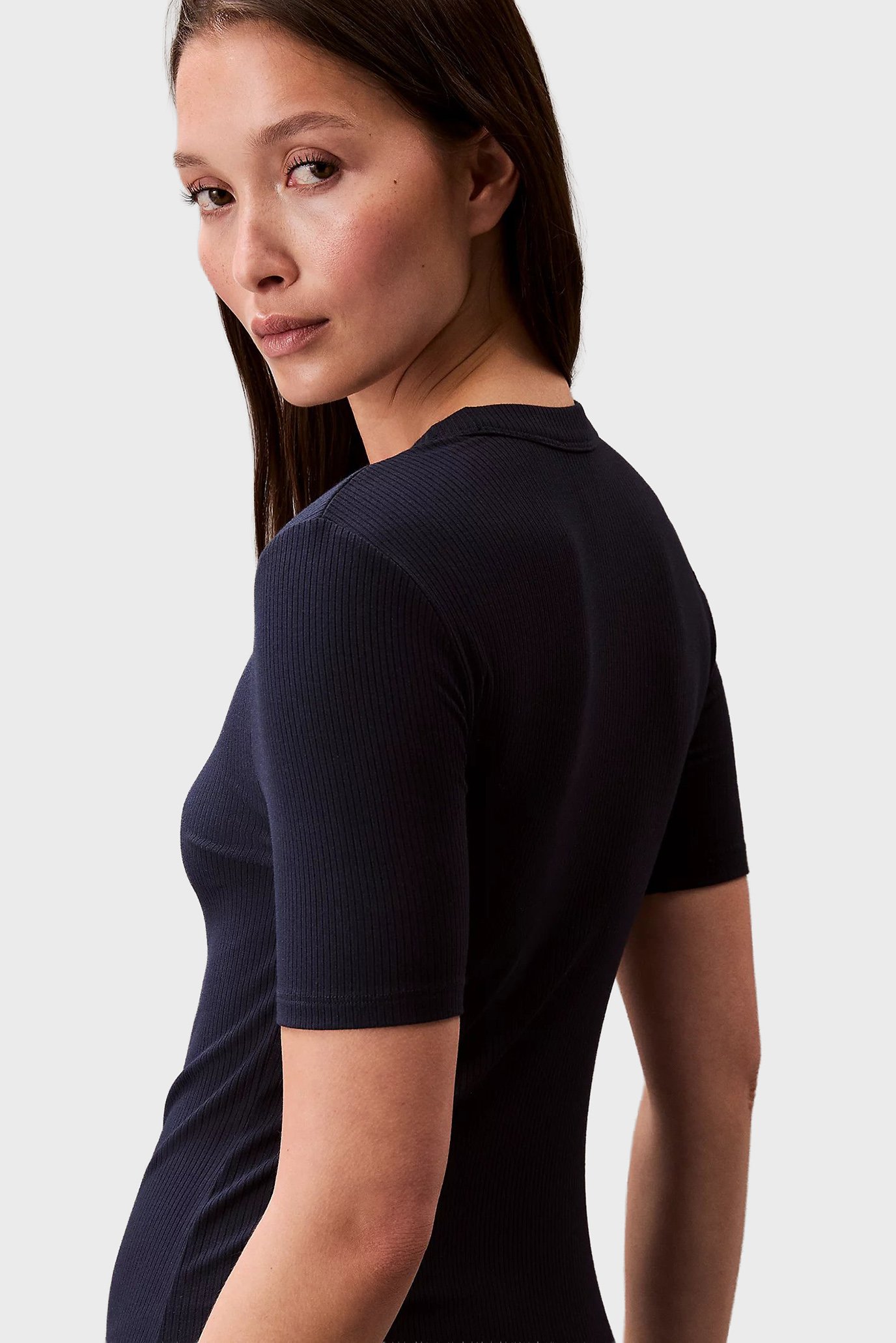 Платье A - MODAL RIB SS DRESS 4