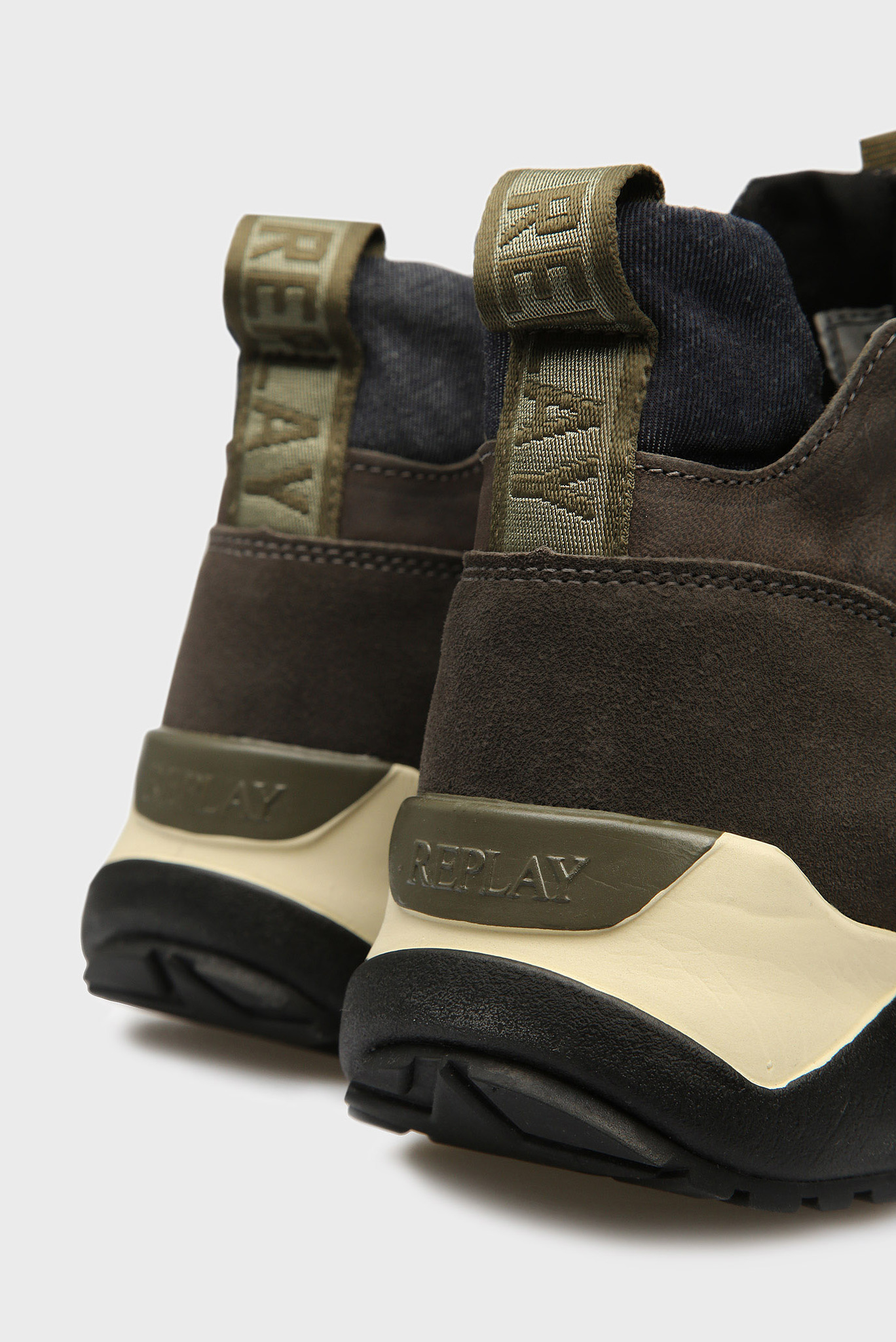 Мужские оливковые замшевые хайтопы ARDMORE 5