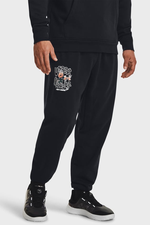 Мужские черные спортивные брюки UA HW Terry Rose Joggers