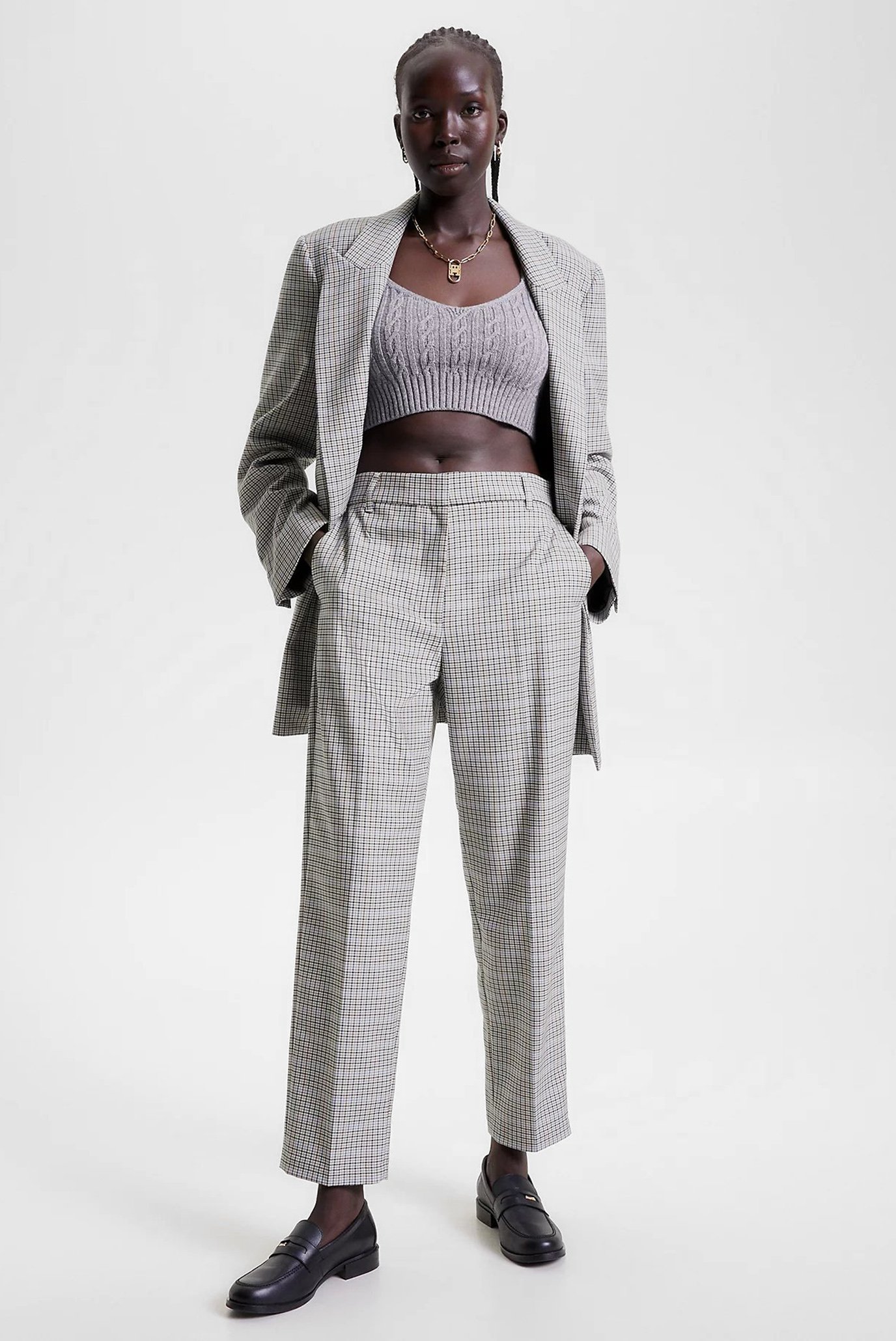 Брюки TAPERED SMALL CHECK PANT 2