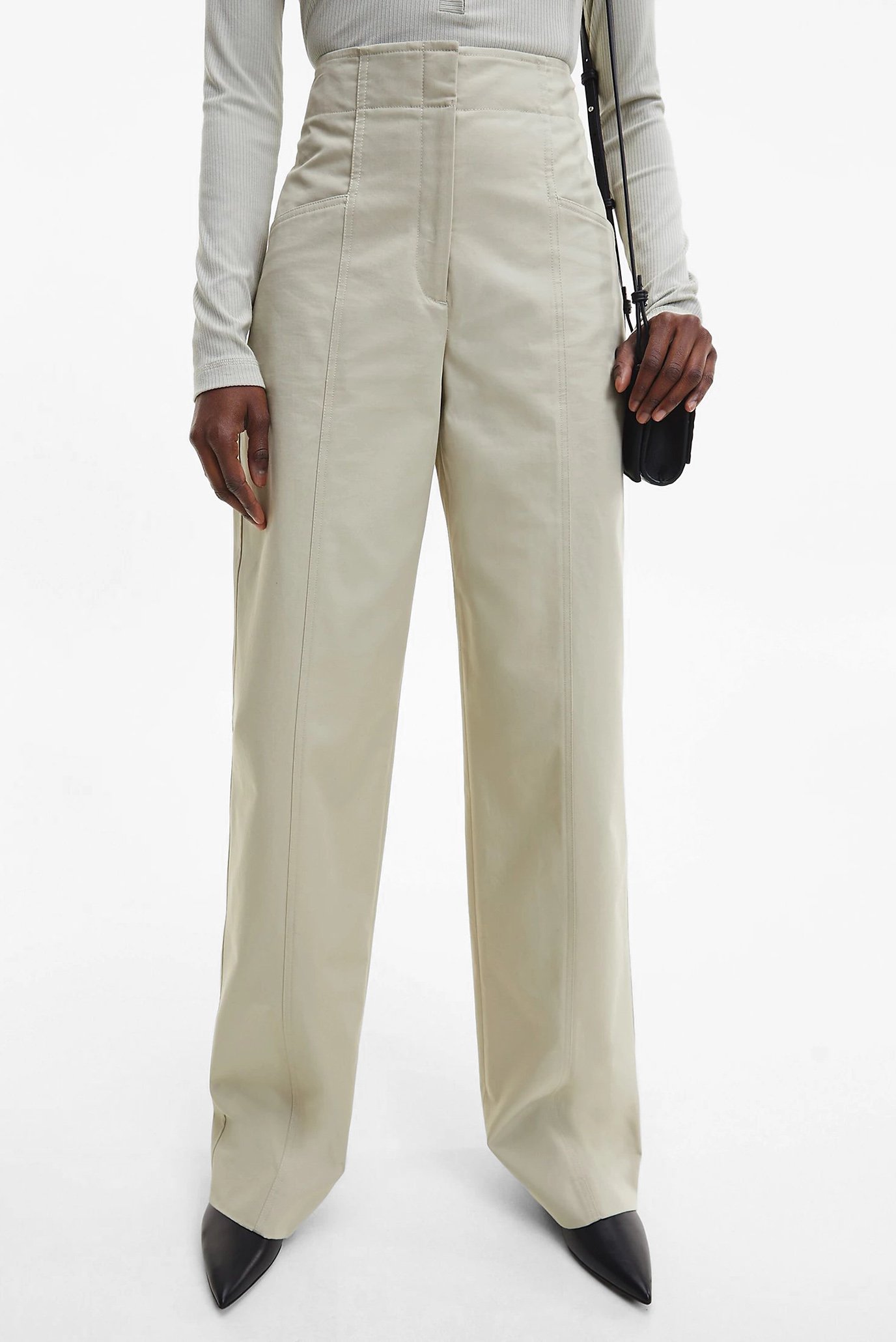 Женские бежевые брюки UTILITY STRAIGHT 5