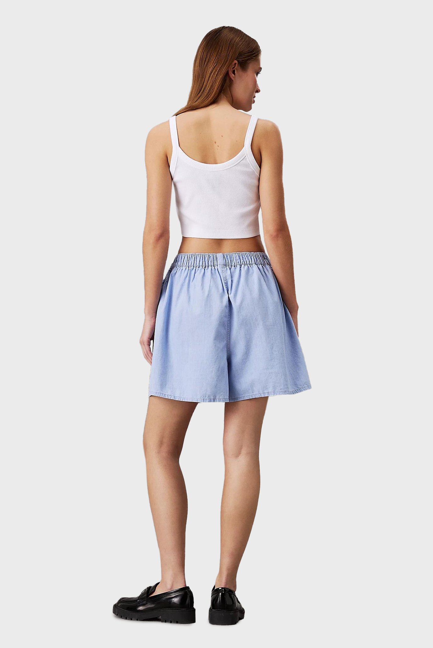 Женские голубые джинсовые шорты DENIM BOXER 3