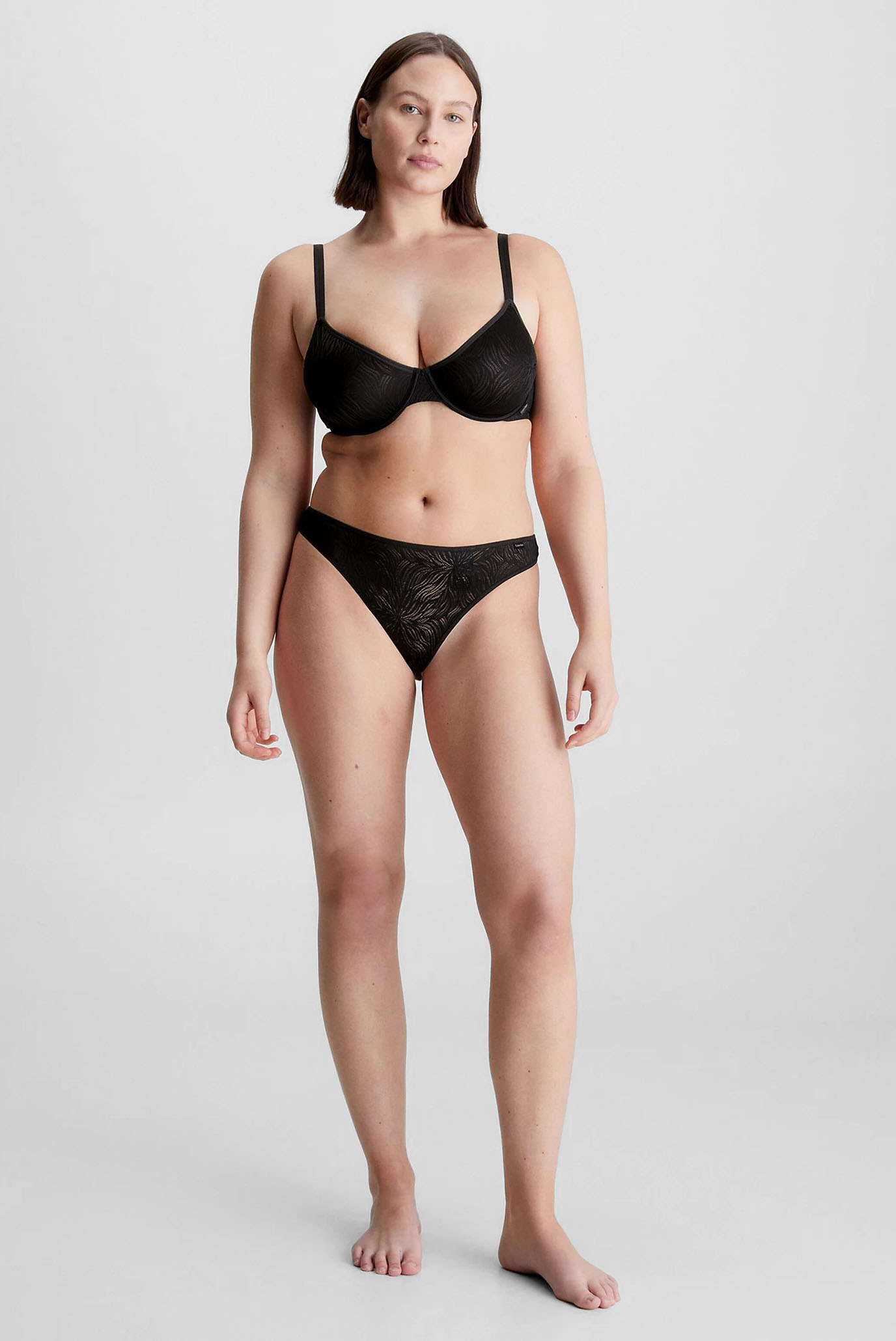 Женский черный бюстгальтер UNLINED DEMI 15