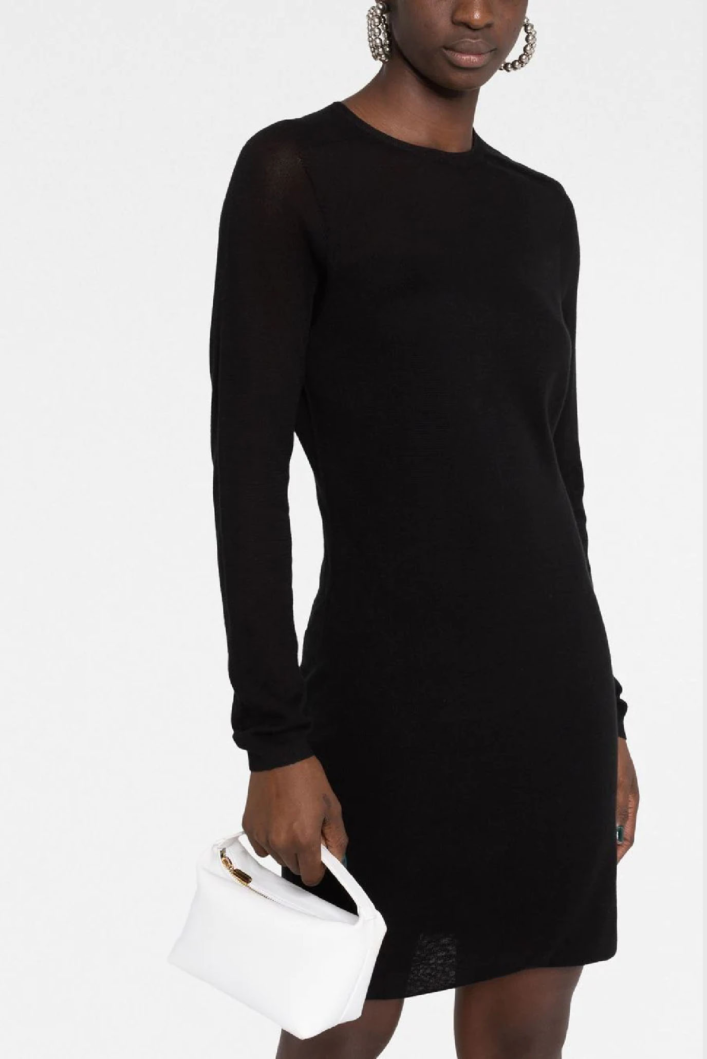 Платье SHEER KNIT BANDEAU MIDI DRESS 6