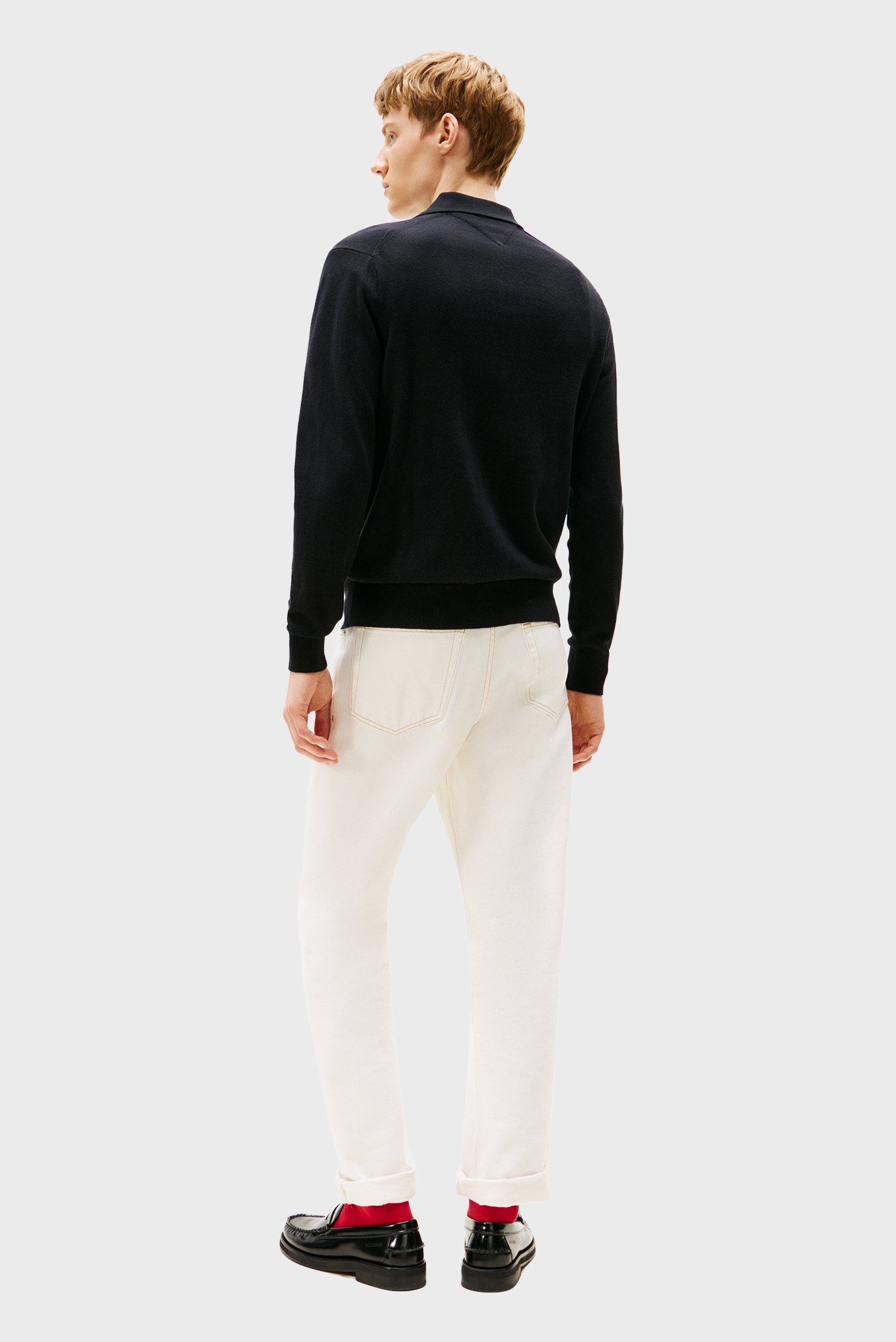 Свитер PIMA ORG CTN CASHMERE LS POLO 3