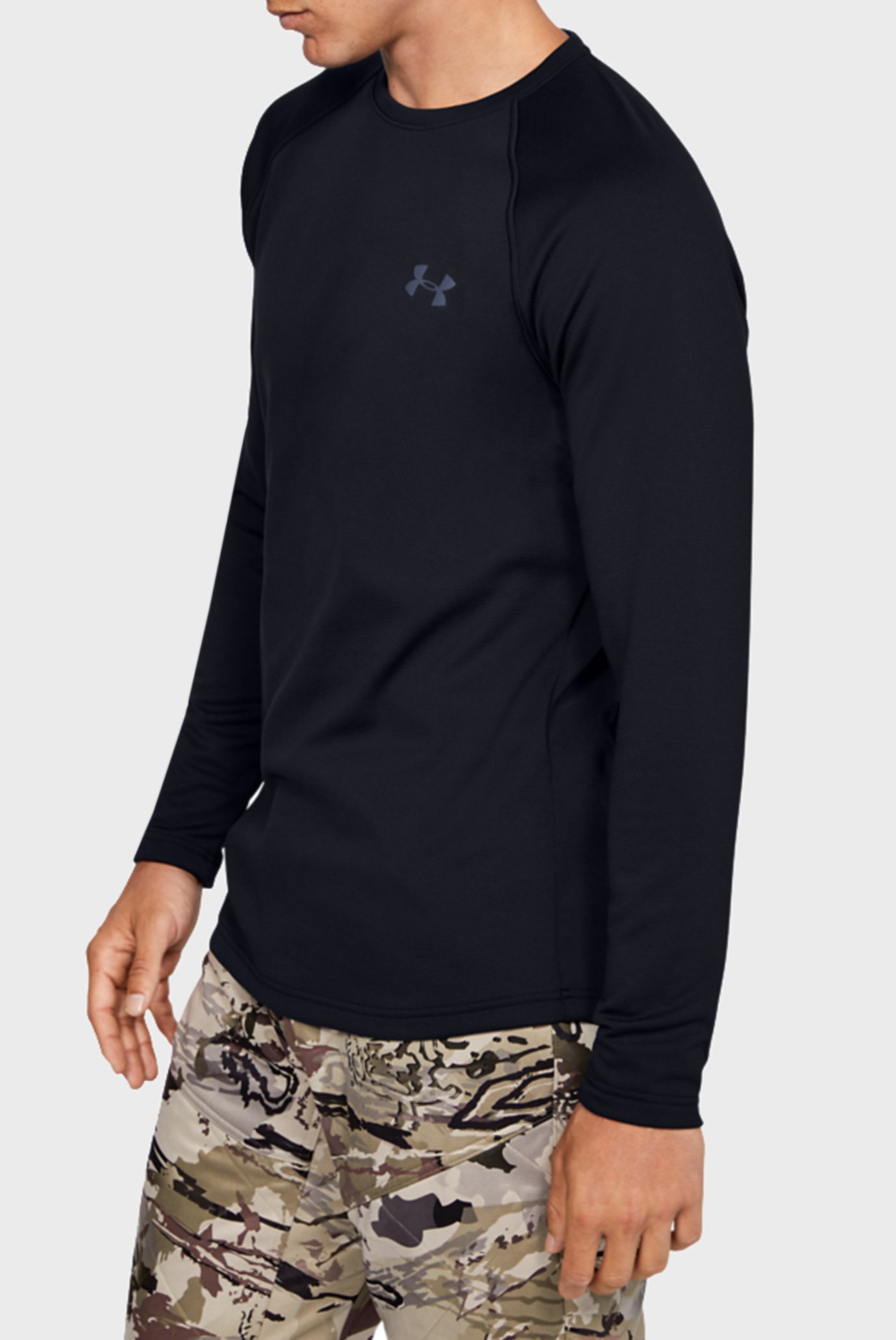 Мужской черный термореглан Packaged Base 4.0 Crew 3