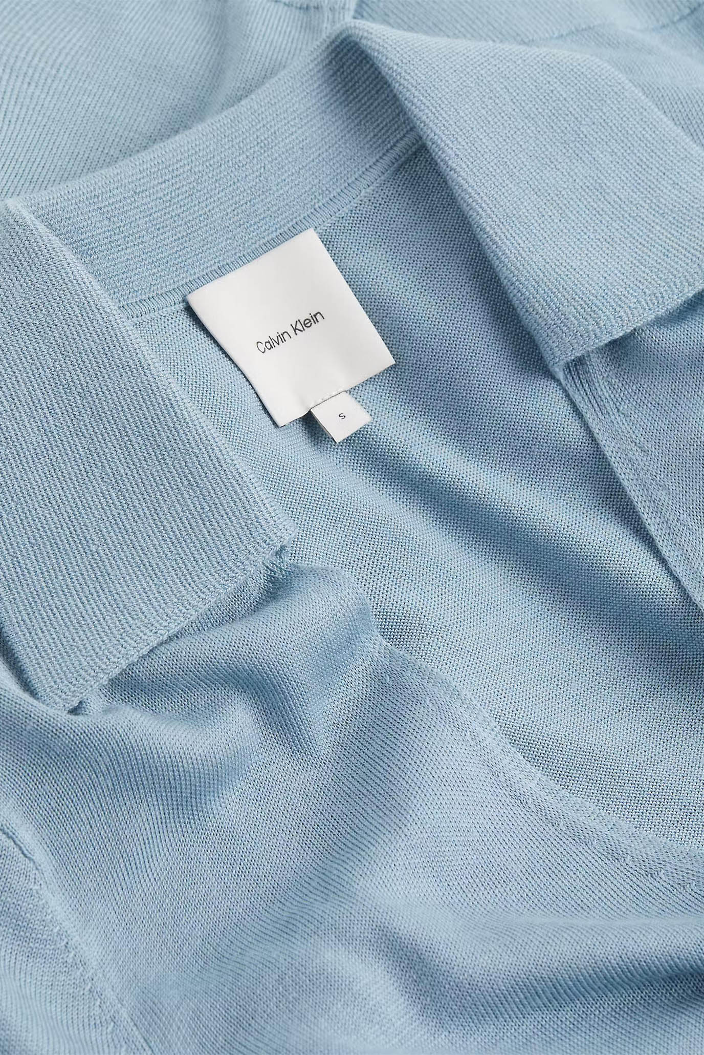 Поло с длинным рукавом ACETATE BLEND POLO REG SWEATER 3