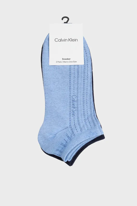 Носки CK MEN SNEAKER 2P PATTERN LINE Calvin Klein