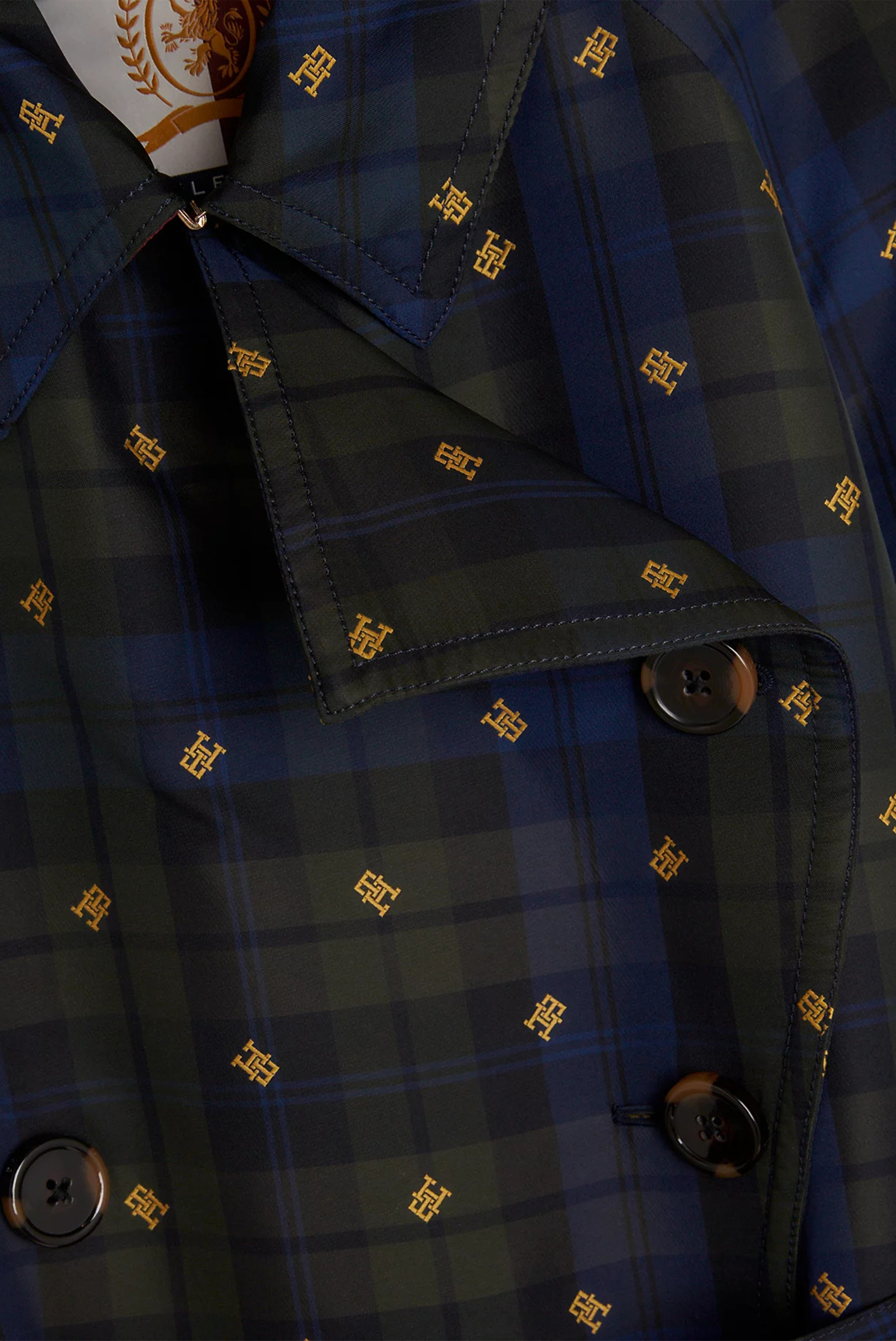 Плащ THL PREPPY MONOGRAM TARTAN COAT 6