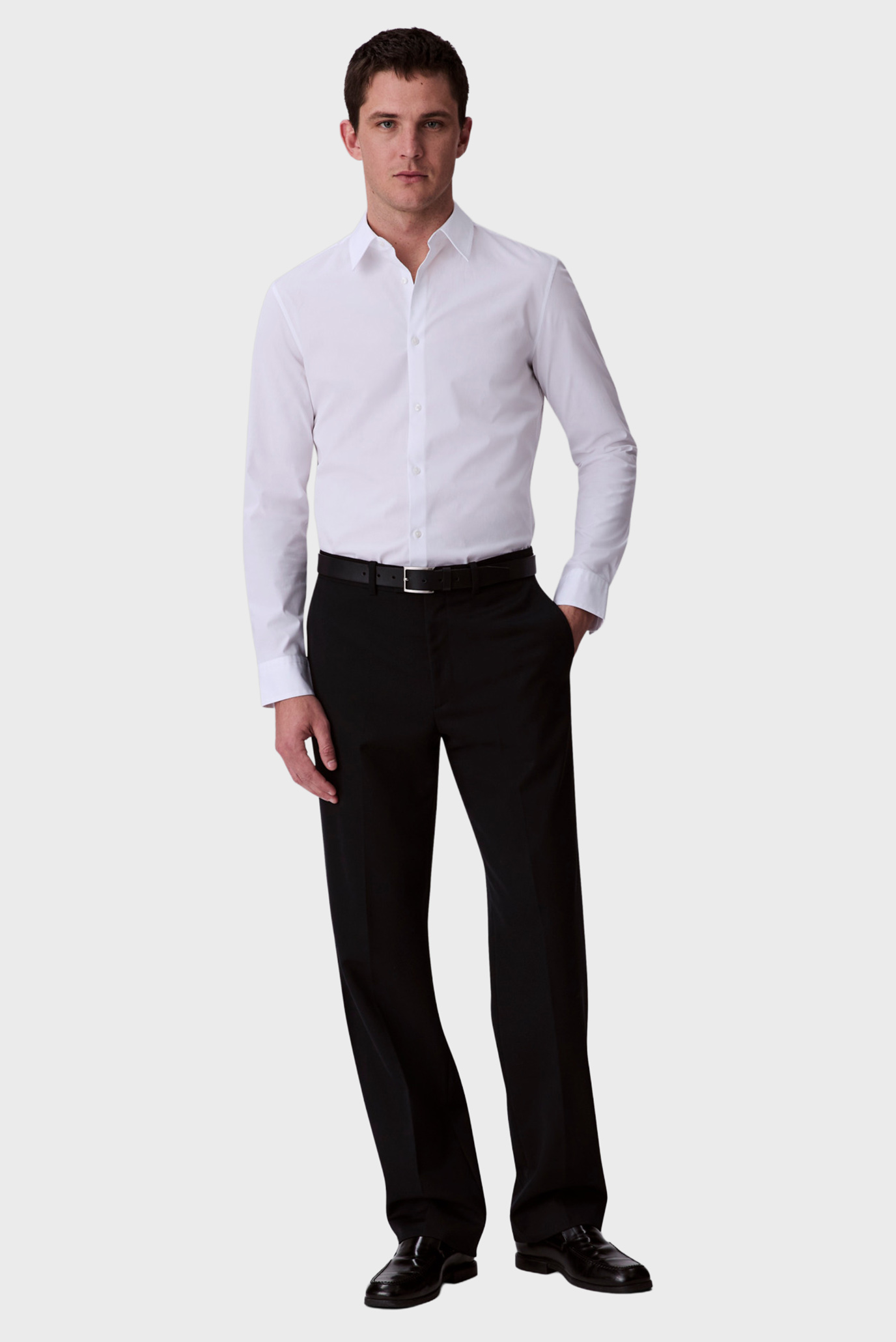 Рубашка LS SOLID SUPIMA STRETCH SLIM SHI 2