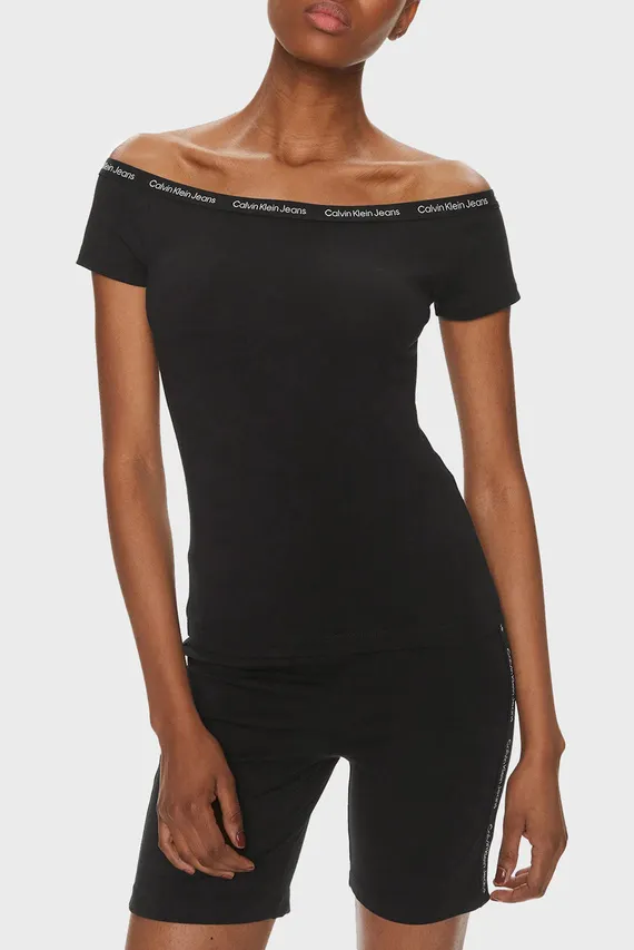 Топ LOGO ELASTIC BARDOT TOP Calvin Klein Jeans
