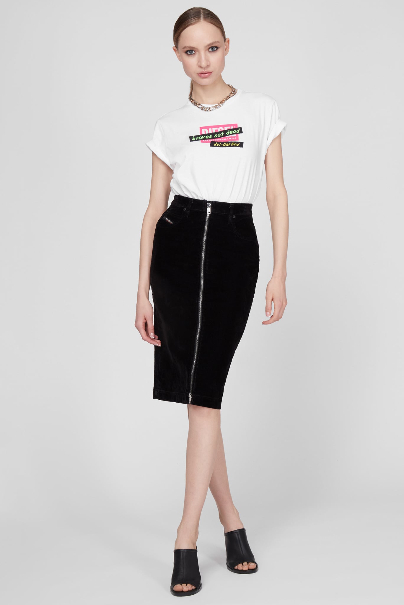 Женская черная юбка D-ELBEE-SP-NE 2