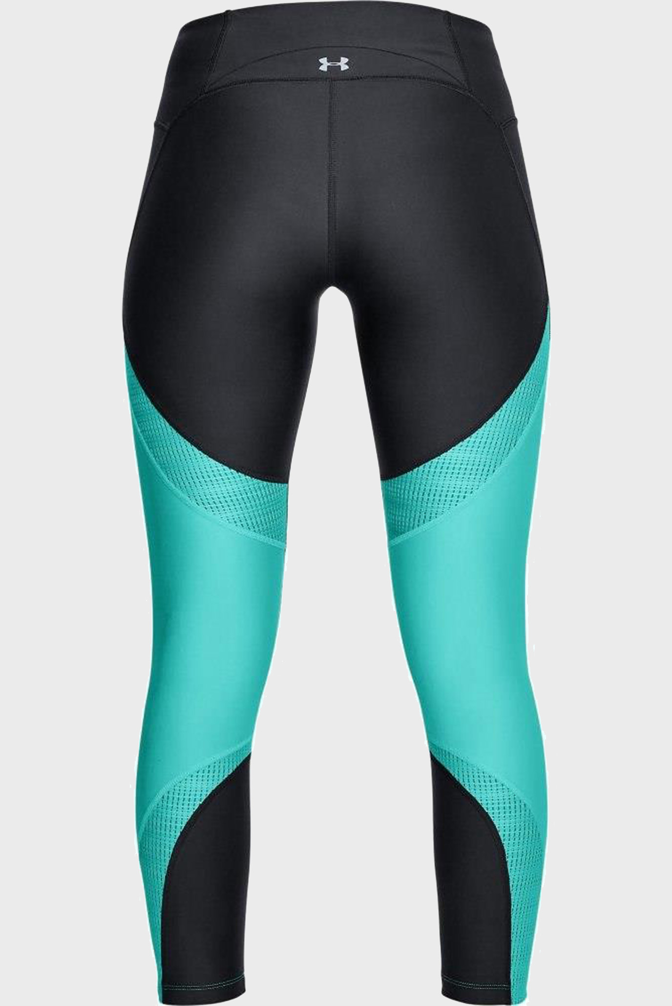 Женские черные тайтсы UA Vanish Disrupt Mesh Crop 10