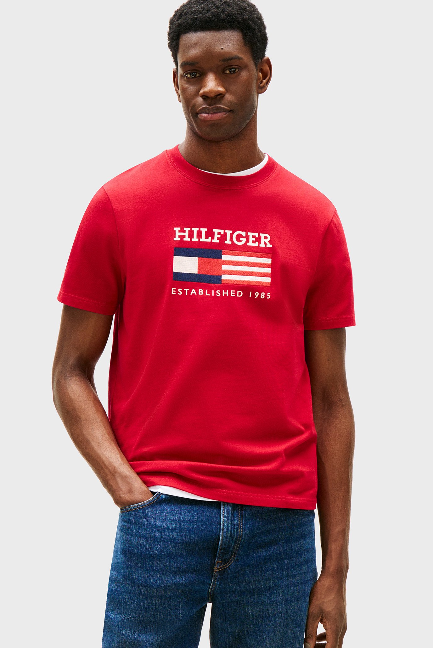 Футболка/AMERICANA MONOTYPE FLAG BOX TEE 1