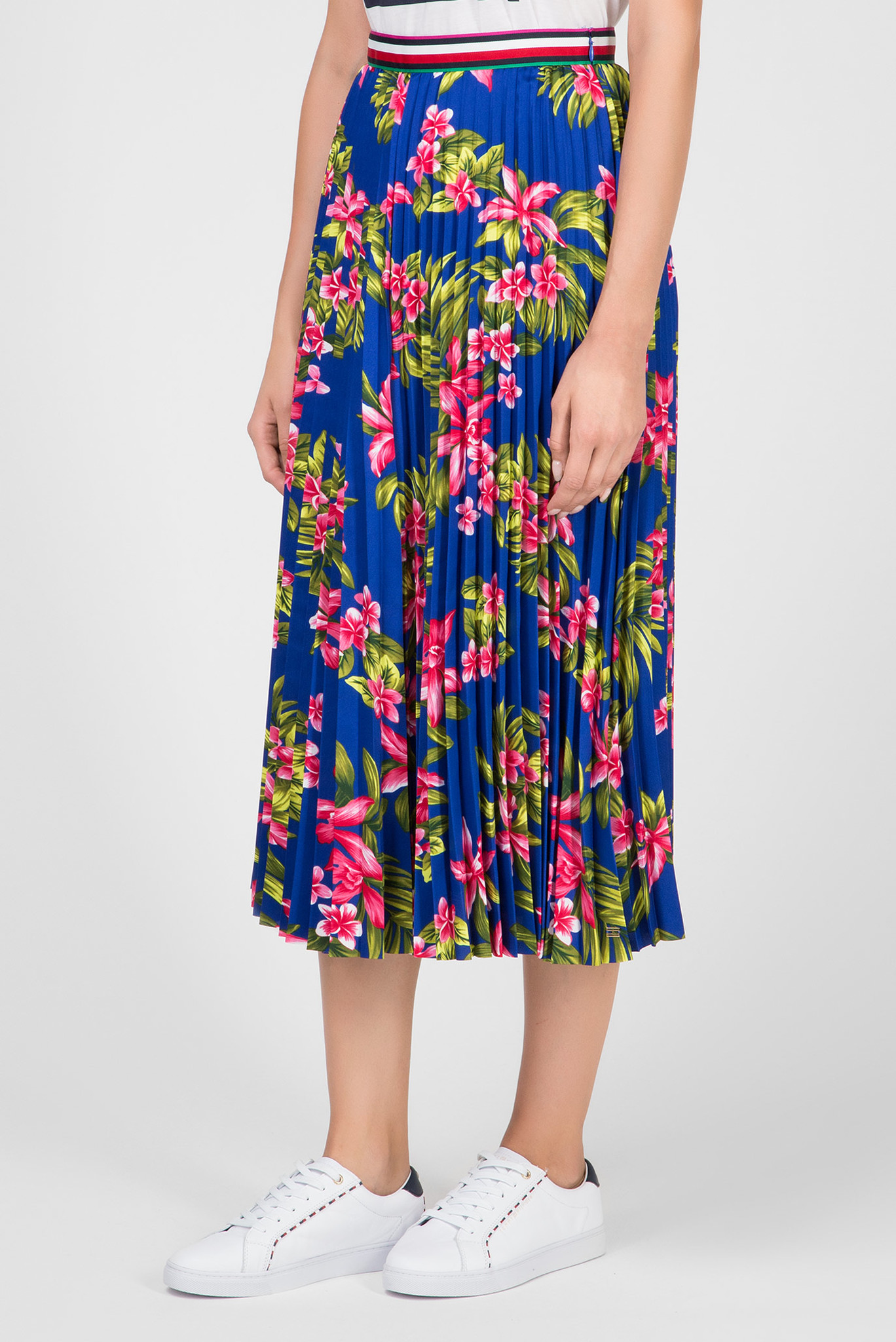 Женская синяя юбка-плиссе ERICA 2