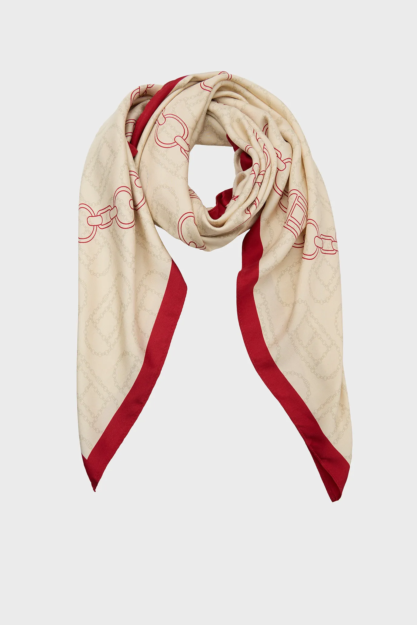 Шарф CHAIN SILK LARGE SCARF 1