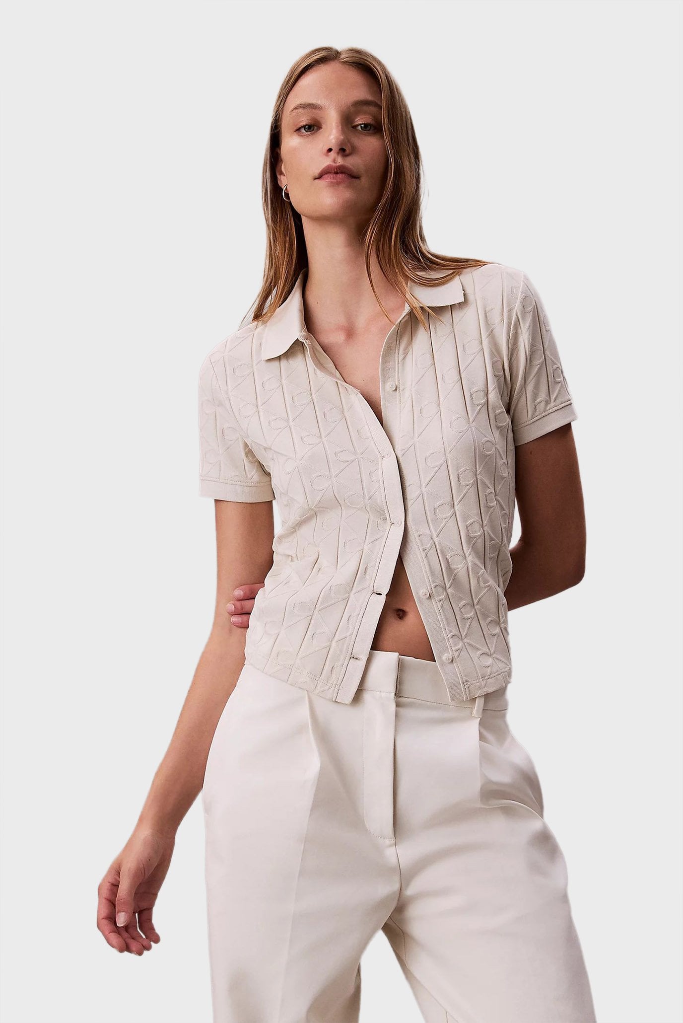 Поло SS AOP JACQUARD POLO TOP 5