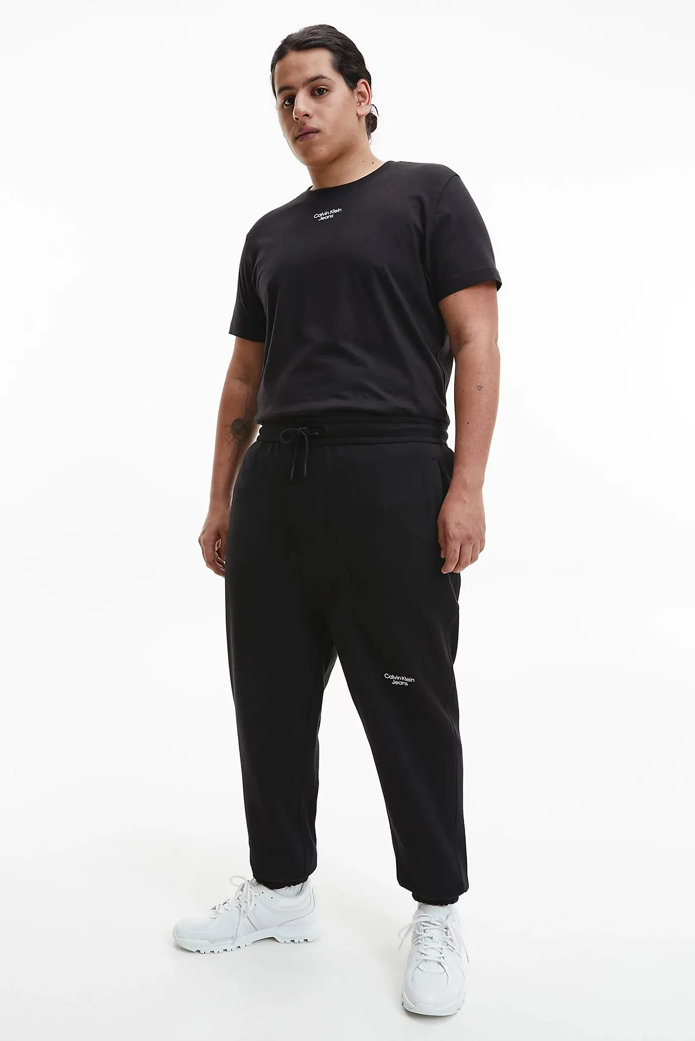 Мужские черные спортивные брюки STACKED LOGO 7