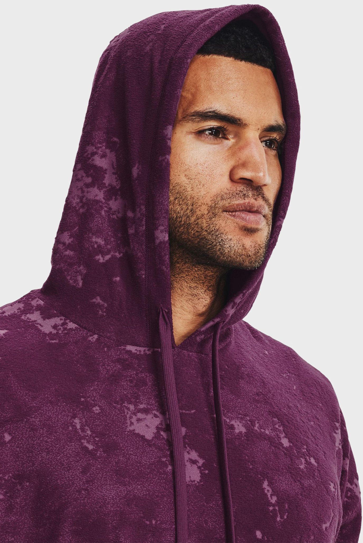 Мужское бордовое худи UA Journey Terry Hoodie 6