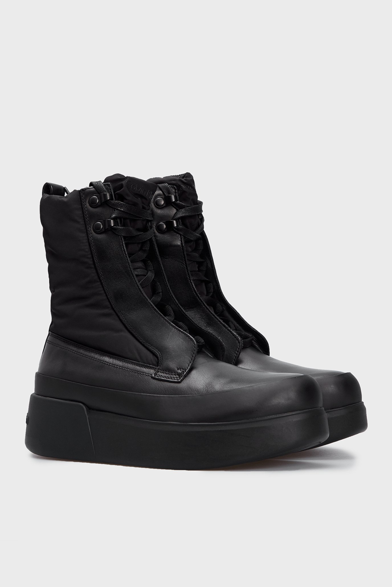 Женские черные ботинки PADDED NYLON COMBAT BOOT 8