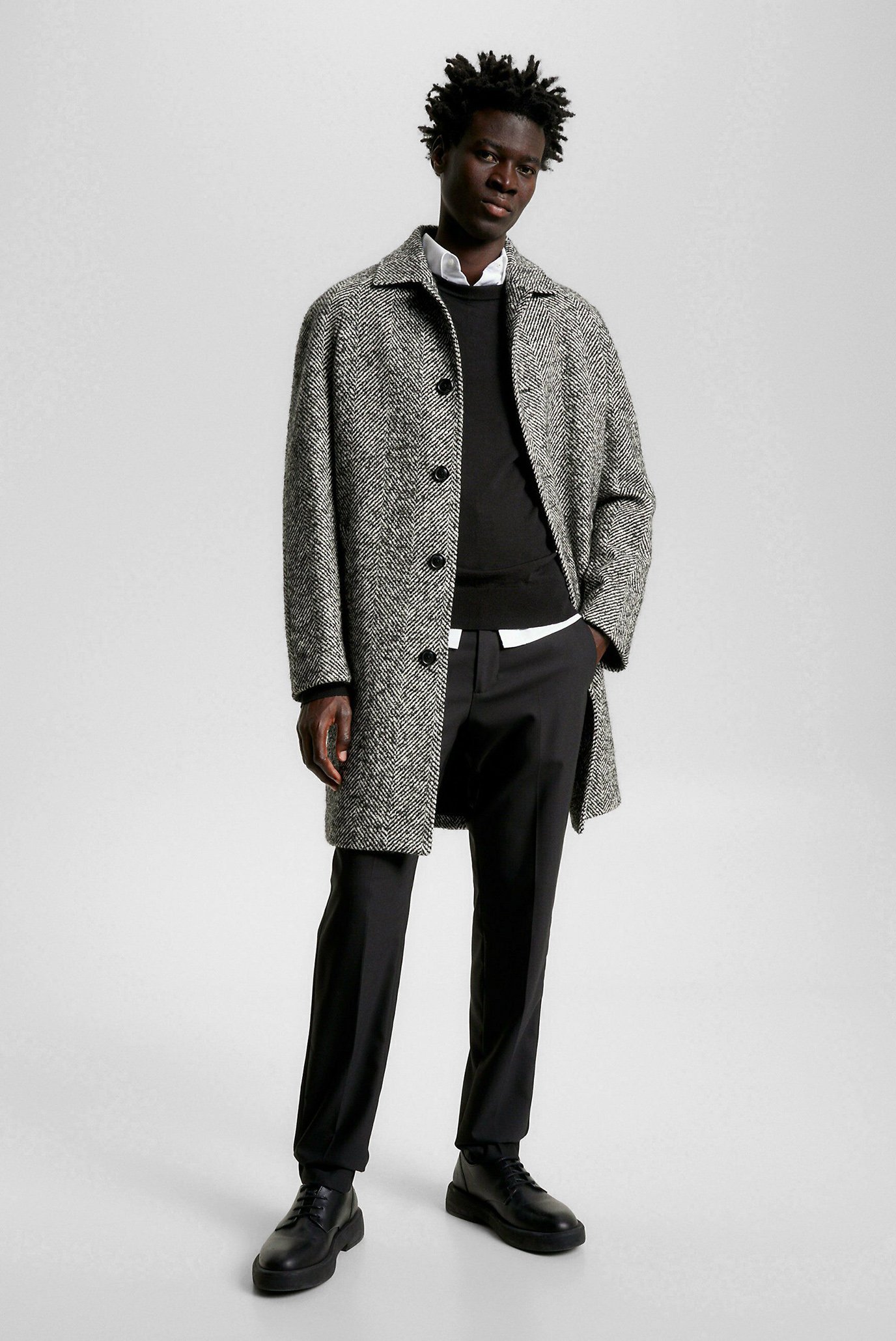 Пальто DC WOOL HERRINGBONE COAT 2