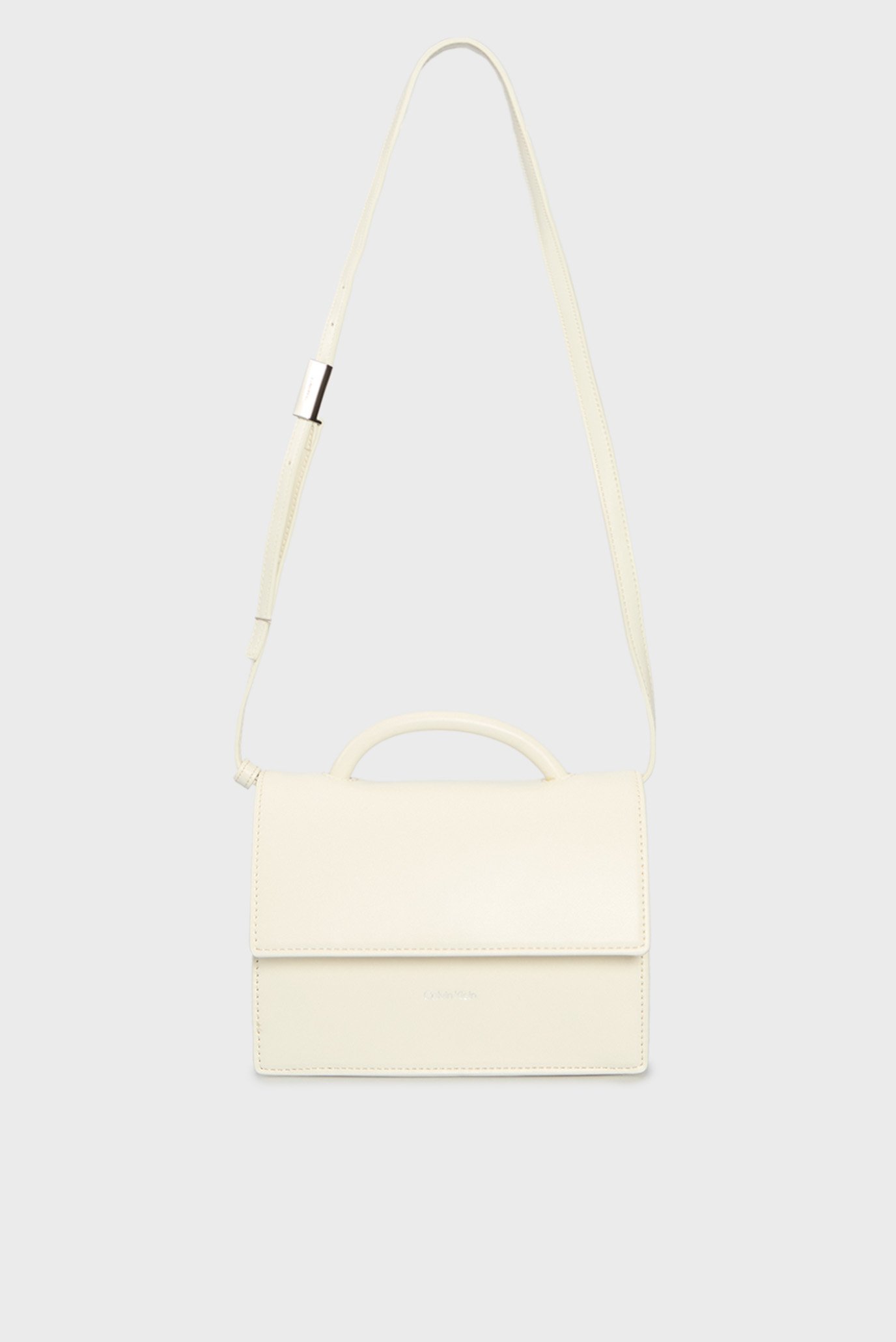 Женская белая сумка CK LINN TOP HANDLE CROSSBODY 2