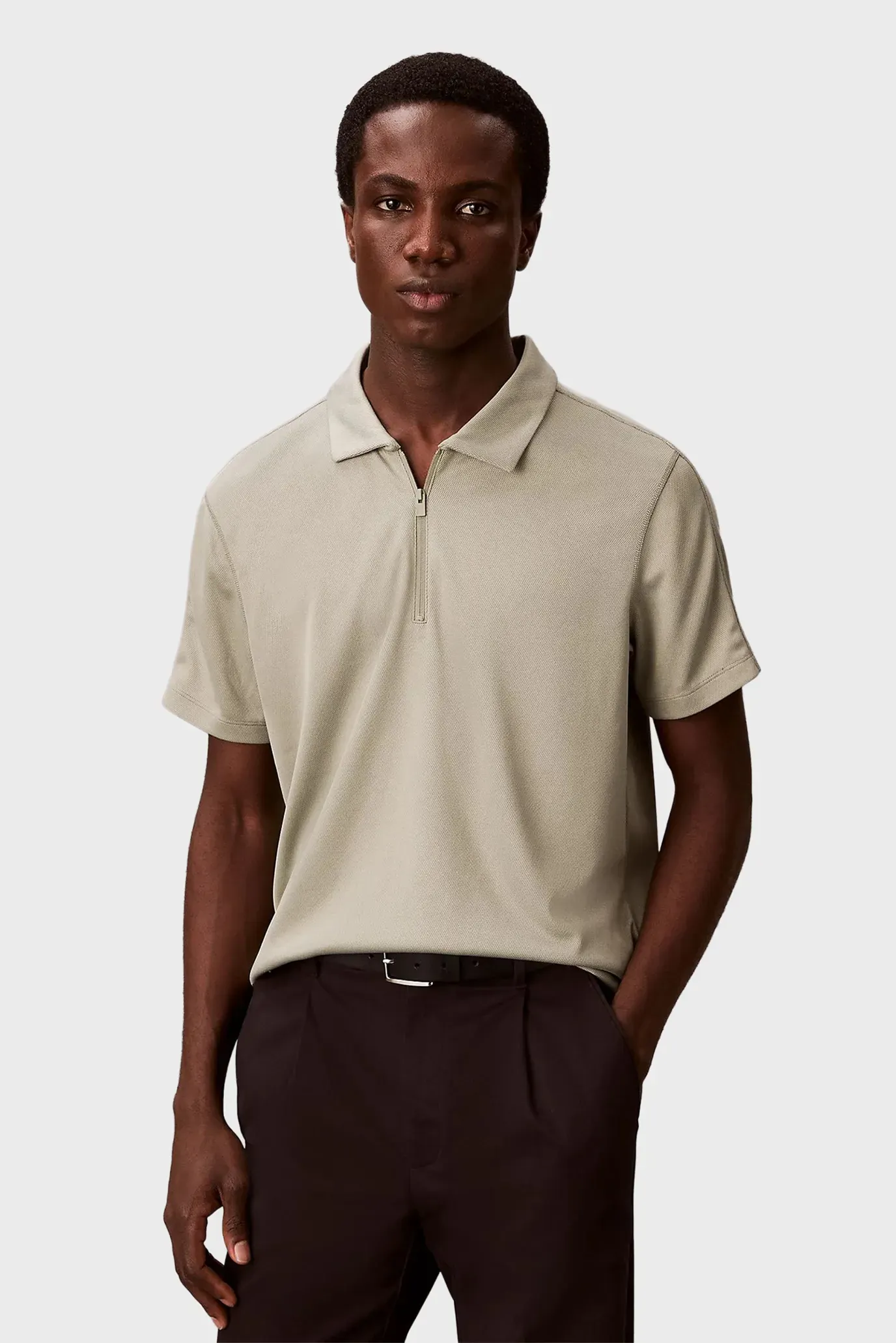 Поло SS SLIM STRETCH MESH PIQUE POLO 1