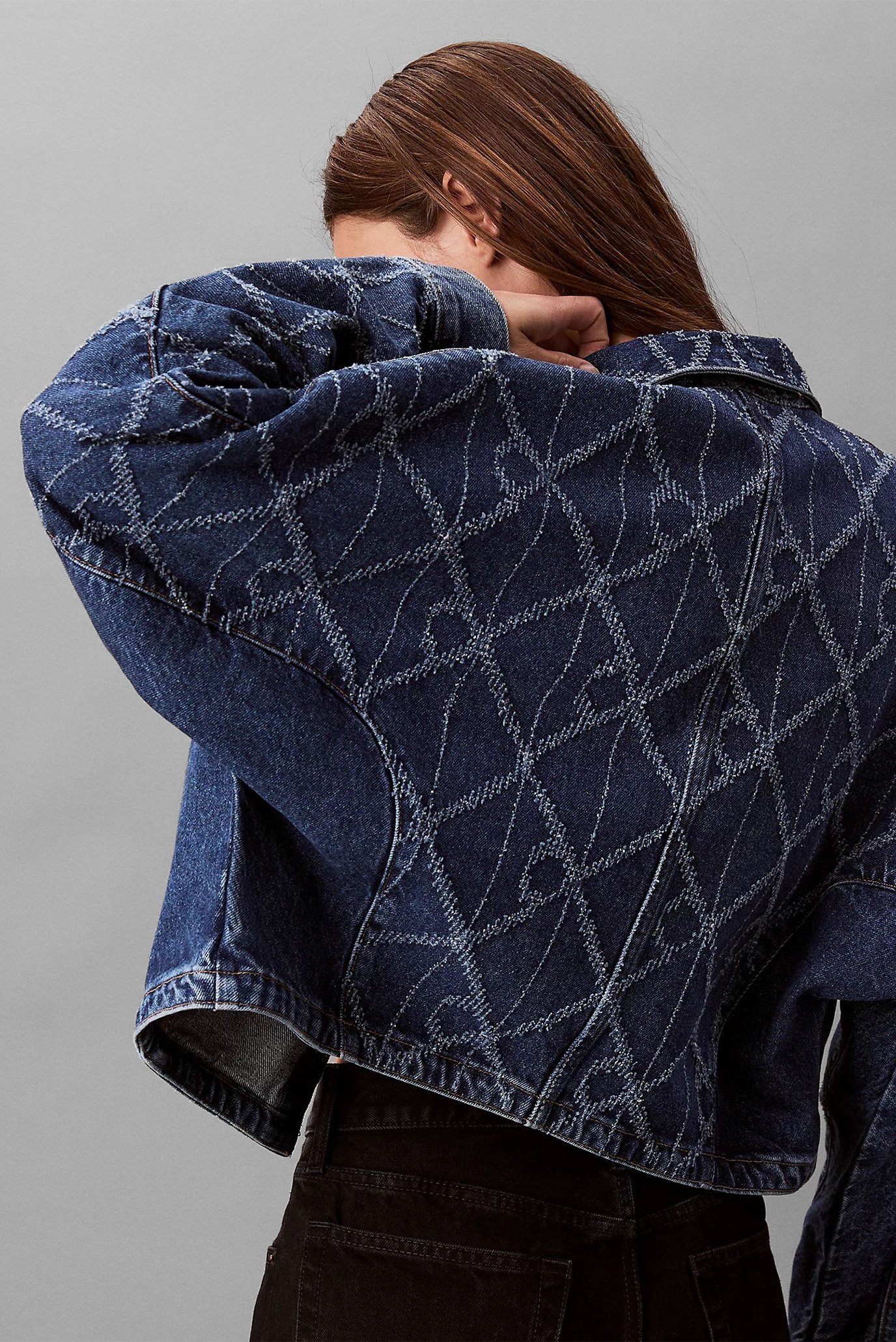 Куртка джинсовая AOP TRUCKER JACKET CK ATLANTIC 4