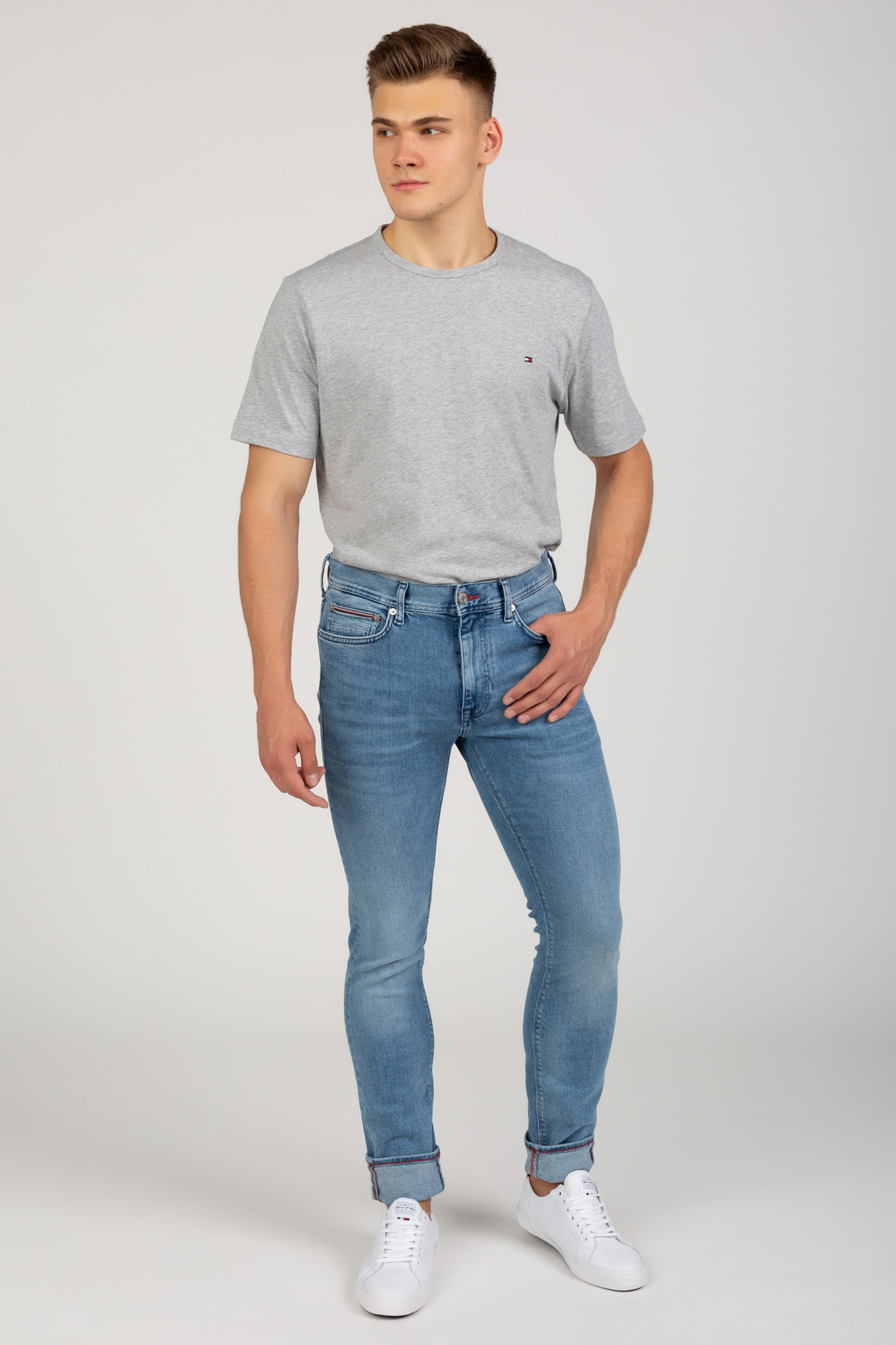 Джинсы SLIM BLEECKER PSTR ELM INDIGO 5