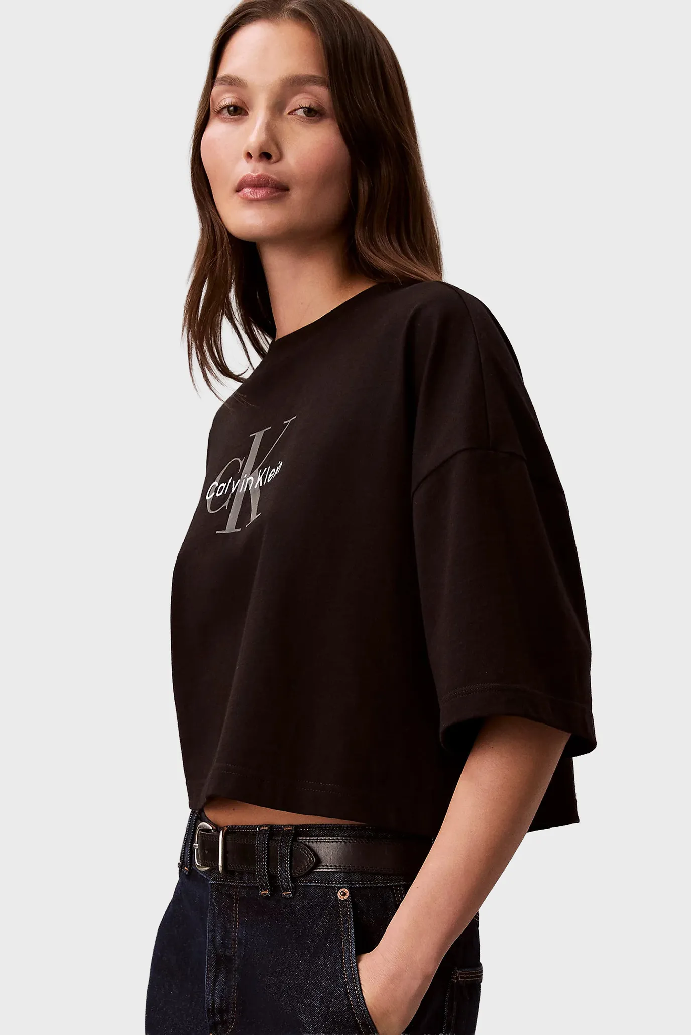Футболка SS BOXY CROP MONOLOGO TEE 3