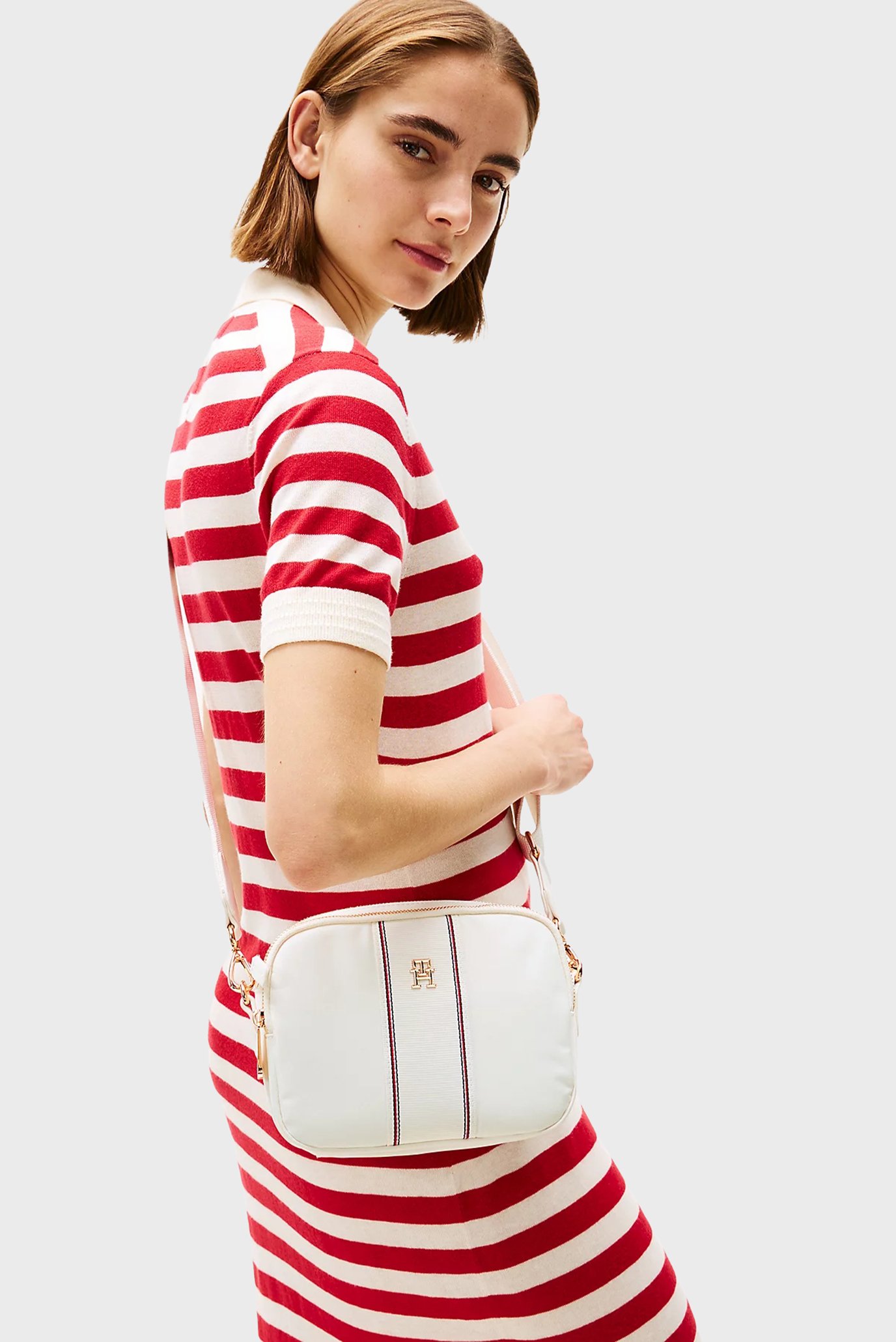 Женская белая сумка POPPY CAMERA BAG CORP 2