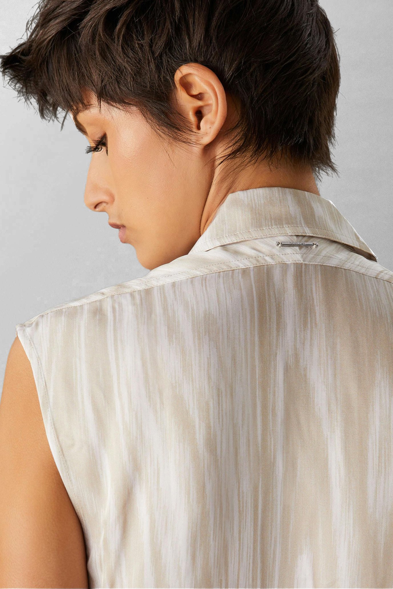 Рубашка с коротким рукавом WOOD GRAIN TWILL SLEEVLES SHIRT 4