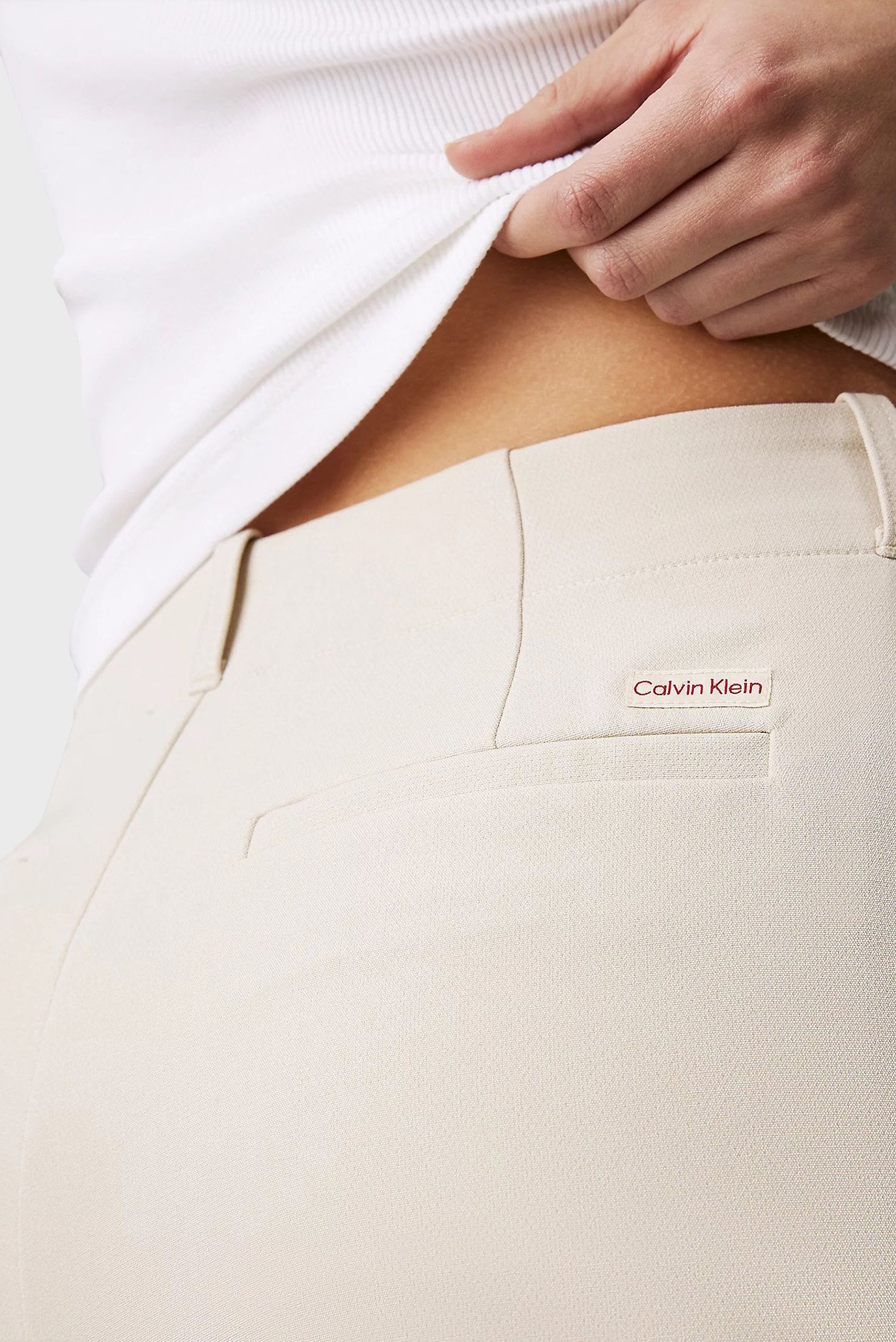 Штаны STRETCH CREPE STRAIGHT PANT 4