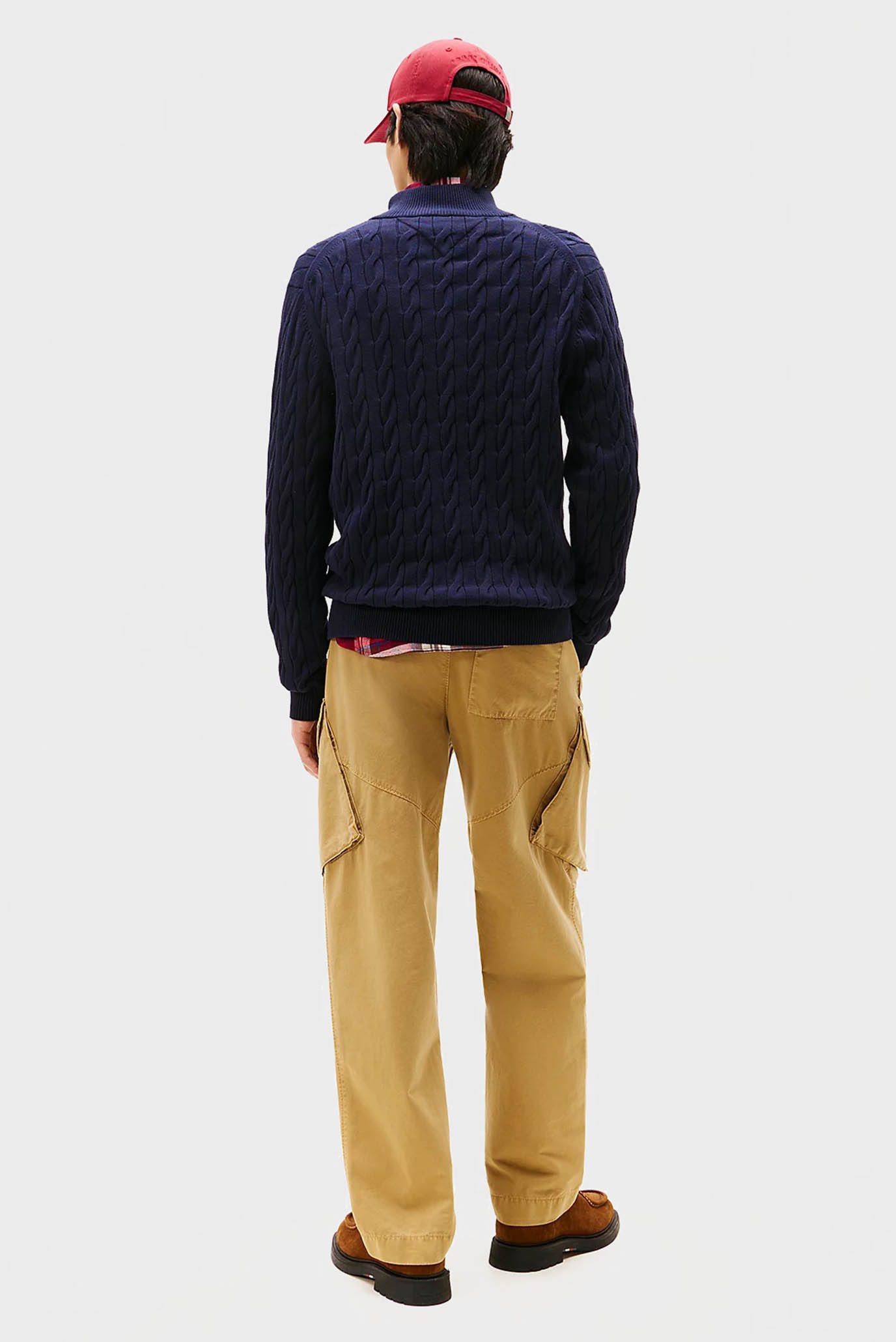 Свитер CLASSIC COTTON CABLE ZIP THROUGH 4