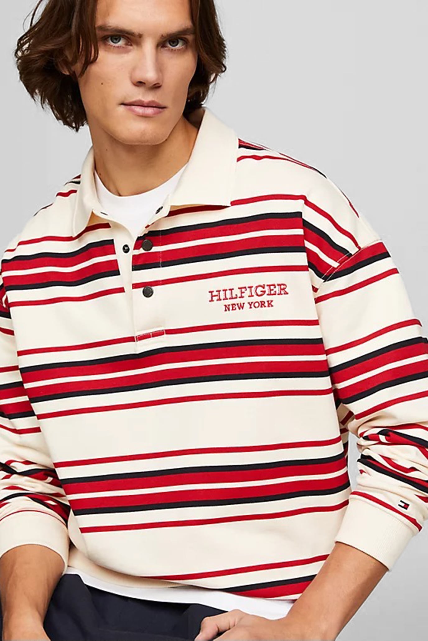 Поло с длинным рукавом MONOTYPE STRIPE RUGBY 3