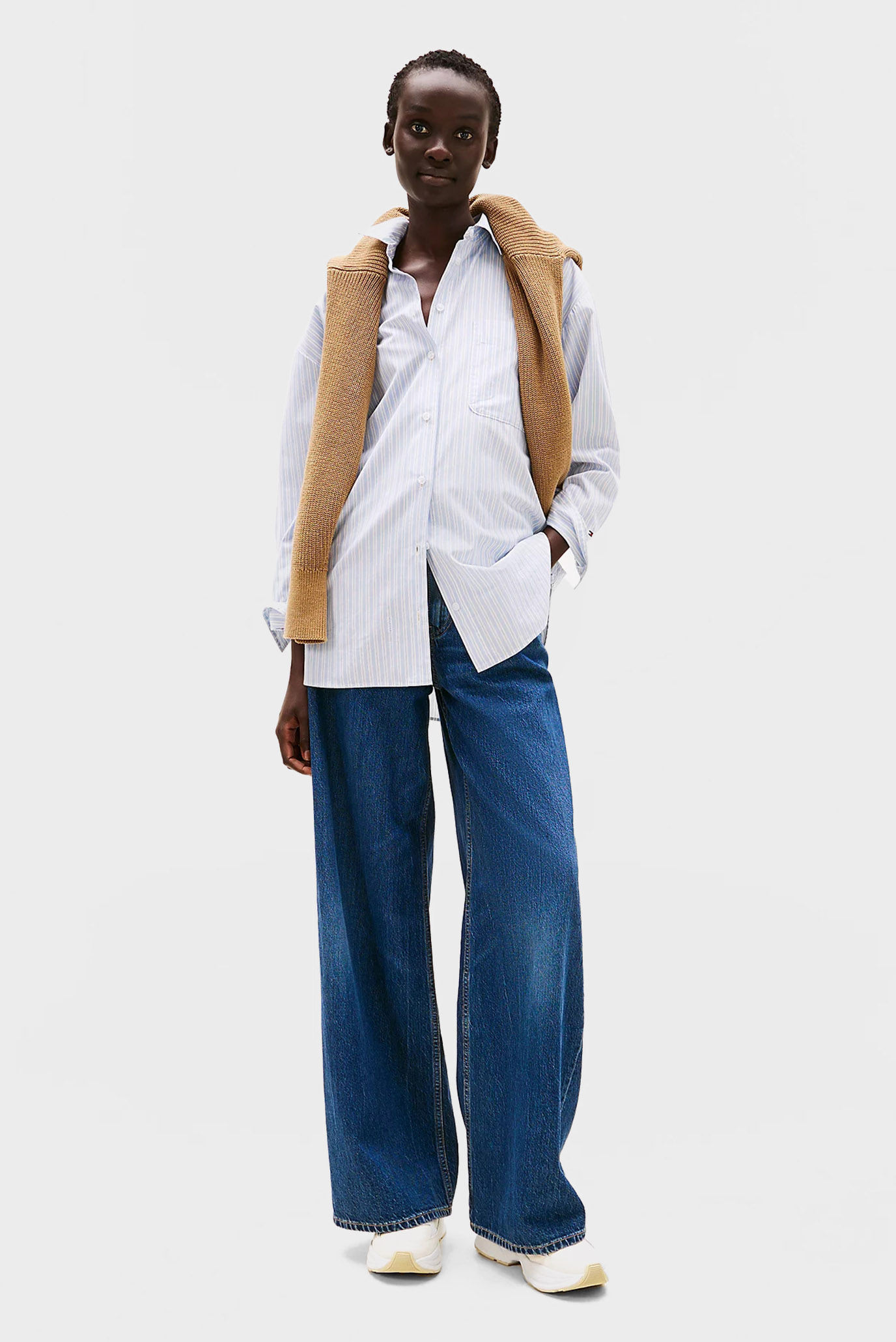 Женские белые кроссовки TH CHUNKY FEMININE RUNNER 2