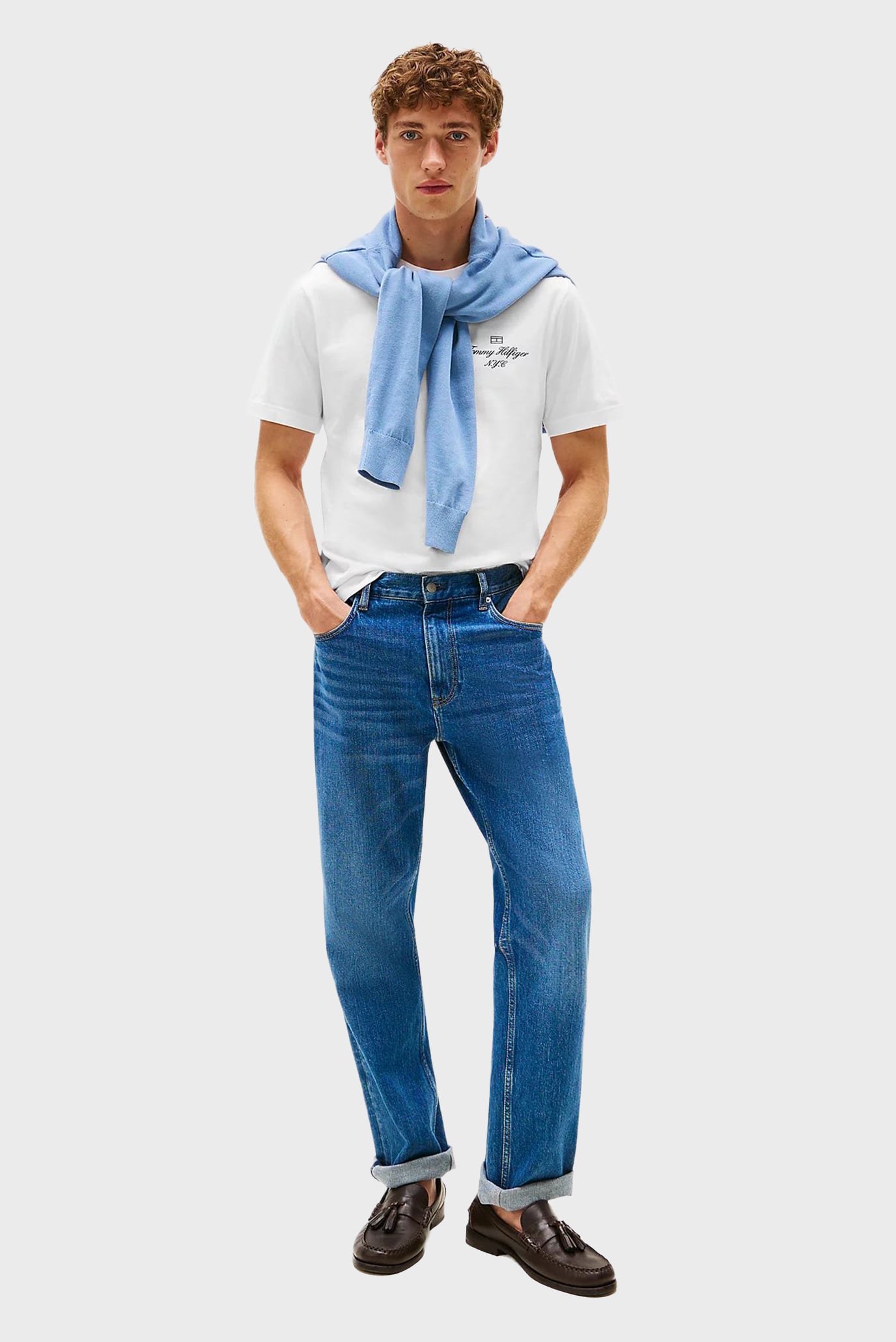 Футболка/OUTLINE FLAG SCRIPT TEE 2