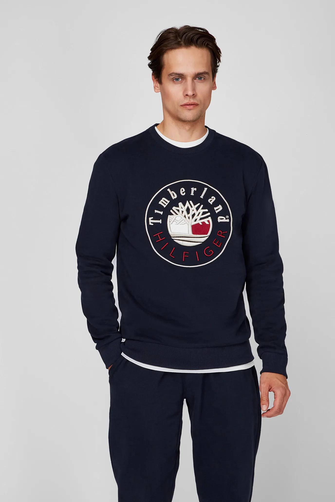 Мужской синий свитшот Tommy Hilfiger x Timberland 6