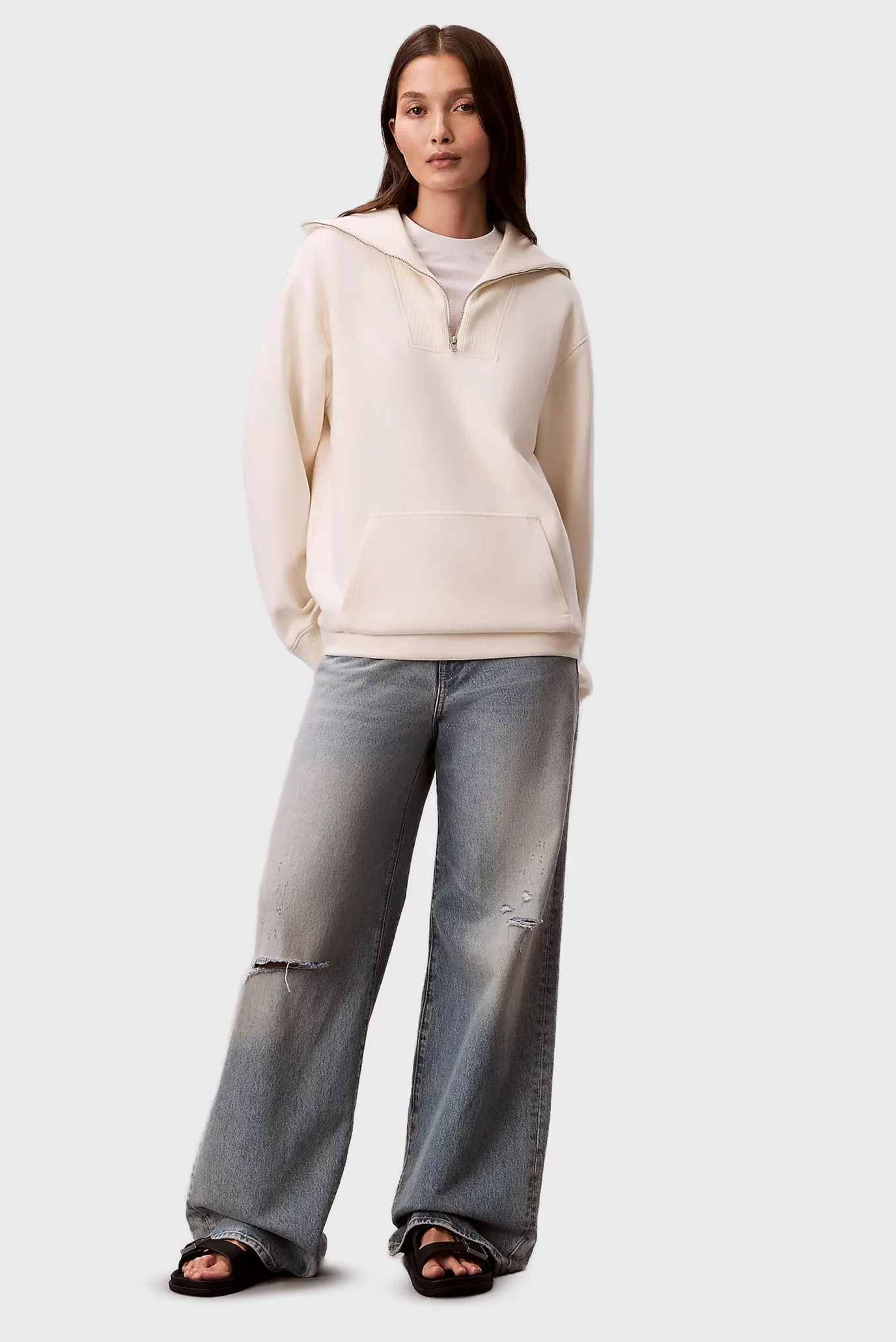 Свитшот LS OVERSIZED MIXEDMEDIA SPACER Q 2