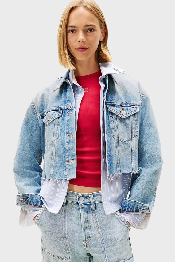 Куртка джинсовая/CROPPD TRCKR JKT RWB EXT CI6033