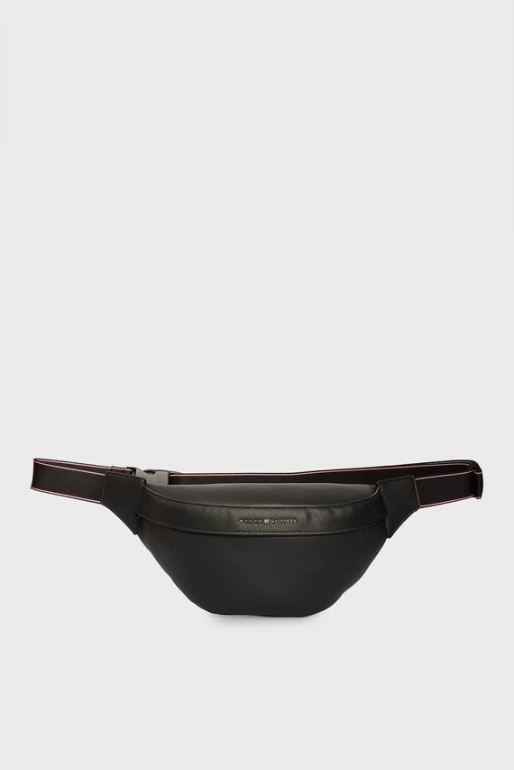 Мужская черная поясная сумка TH CORP BUMBAG