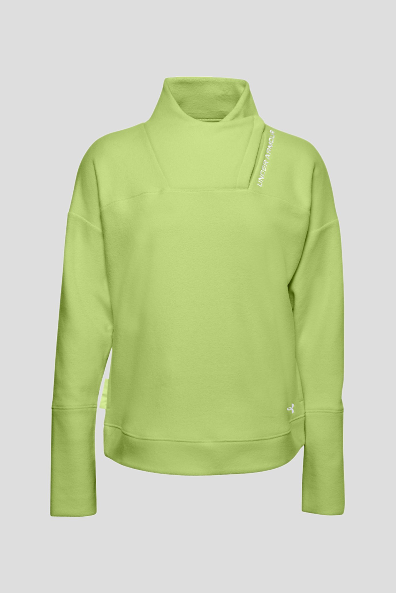 Женский салатовый свитшот Recover Fleece Wrap Neck 8