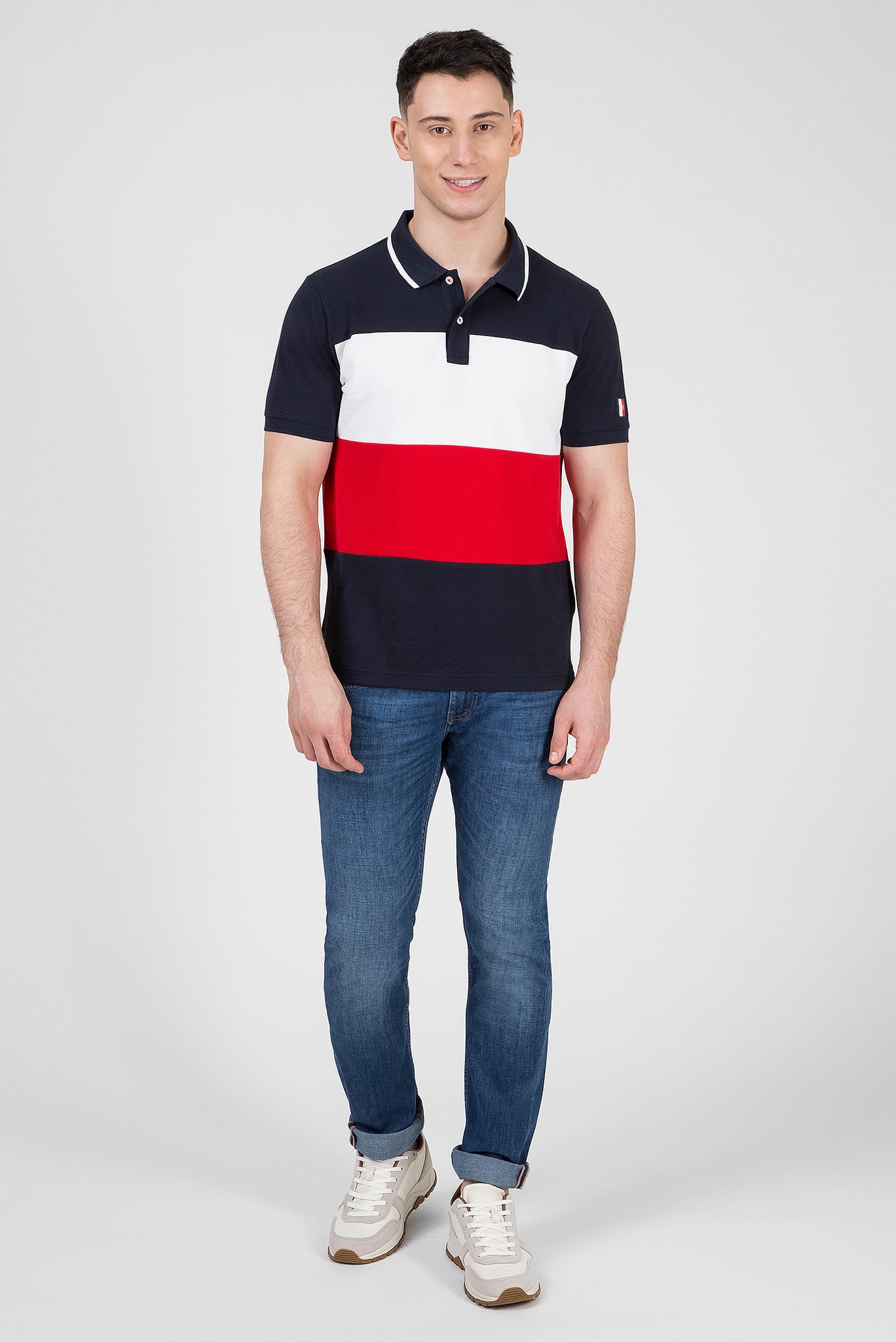 Мужское поло ICON COLORBLOCK SLIM 5