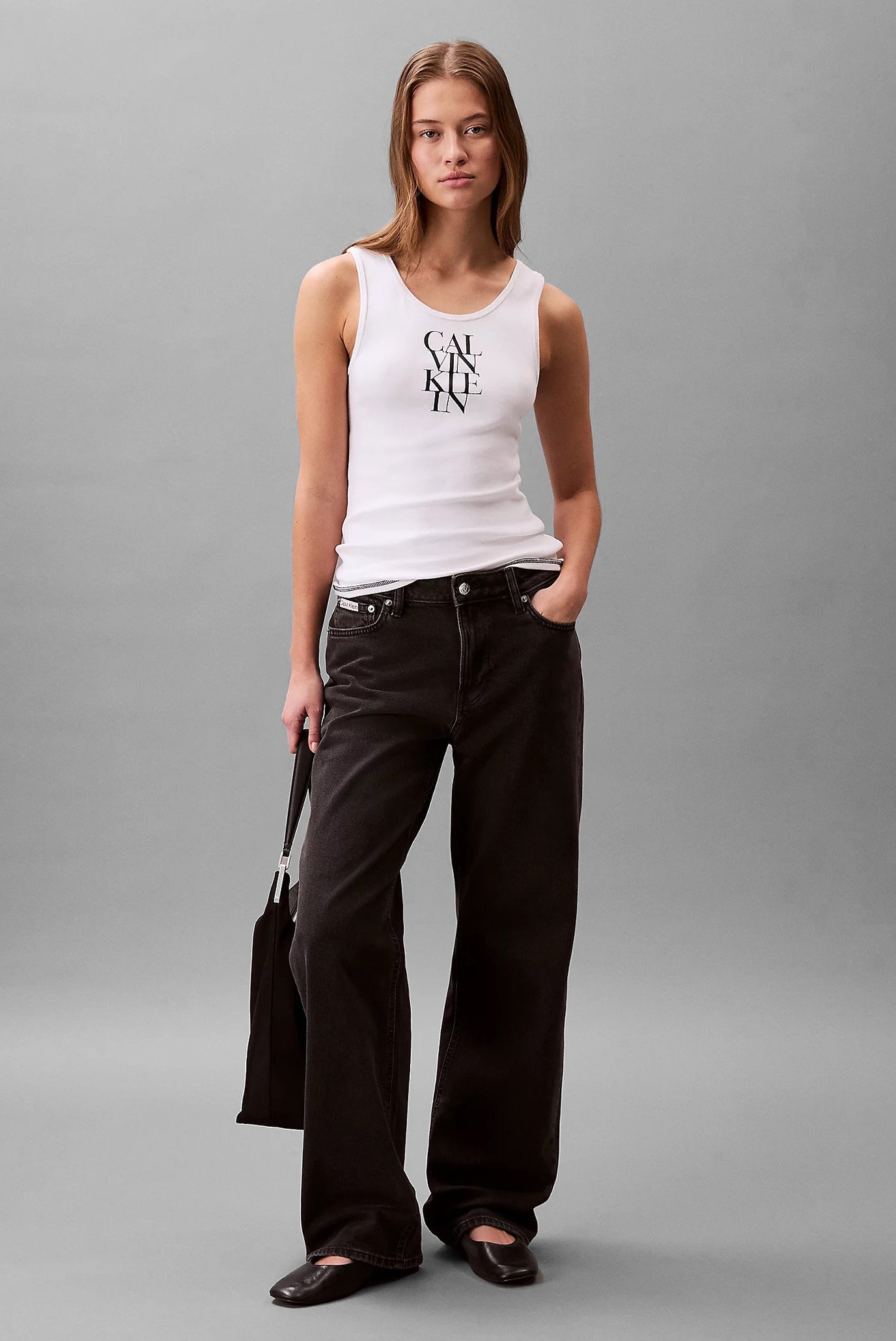 Майка SL COTTON RIB SOLID TANK 6