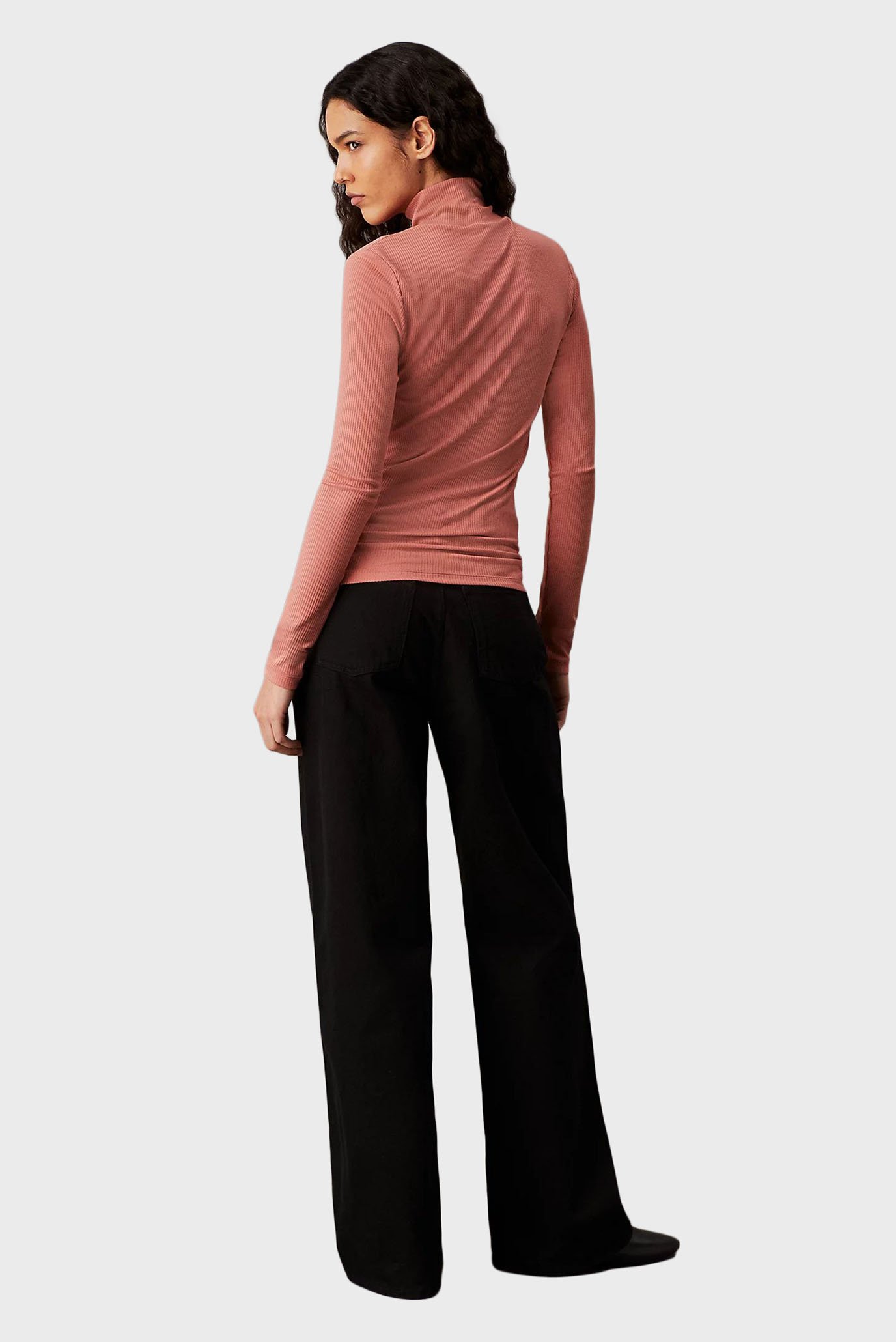 Лонгслив MODAL RIB MOCK-NECK TOP 3